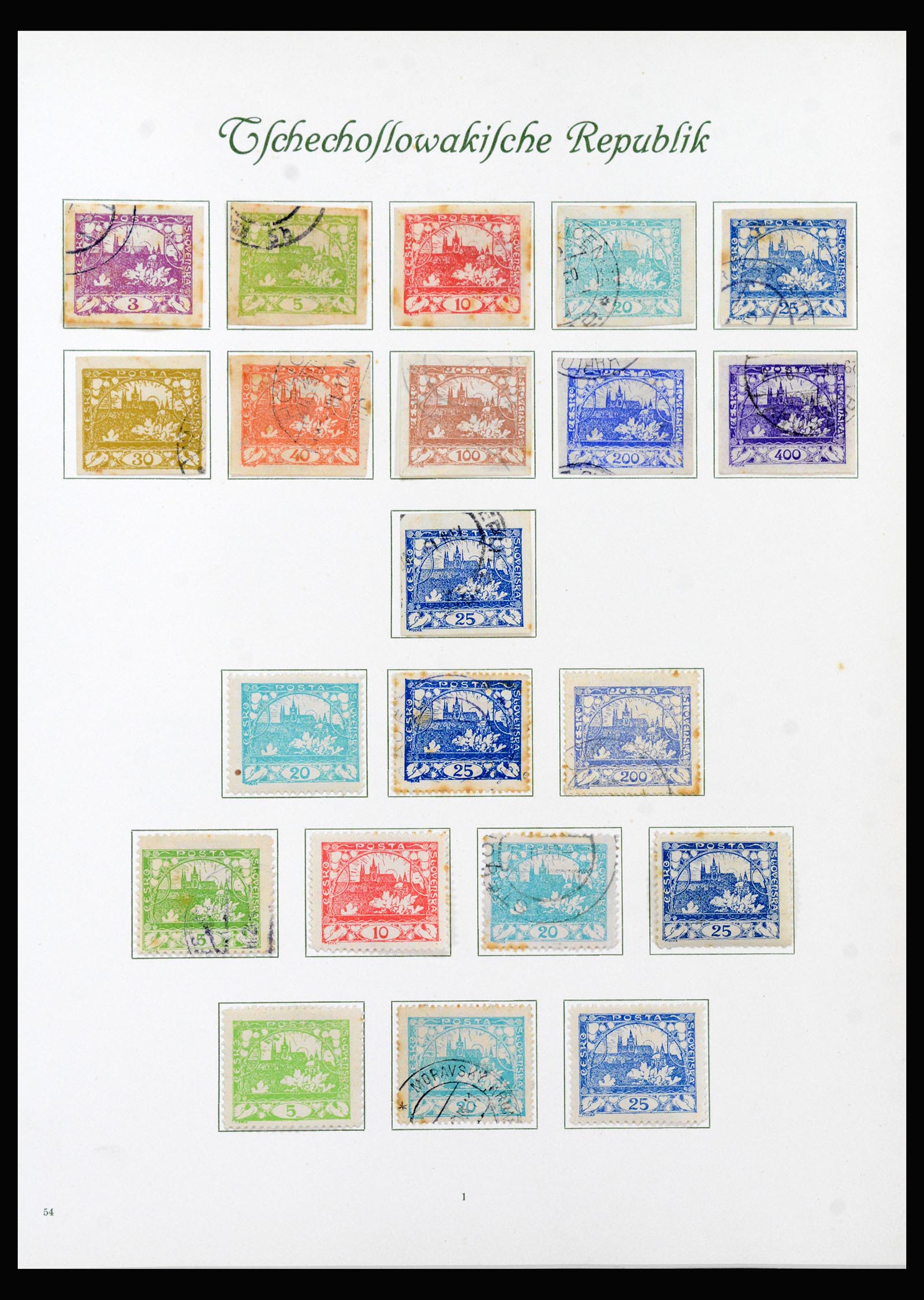 40280 0005 - Stamp collection 40280 Czechoslovakia 1919-1968.