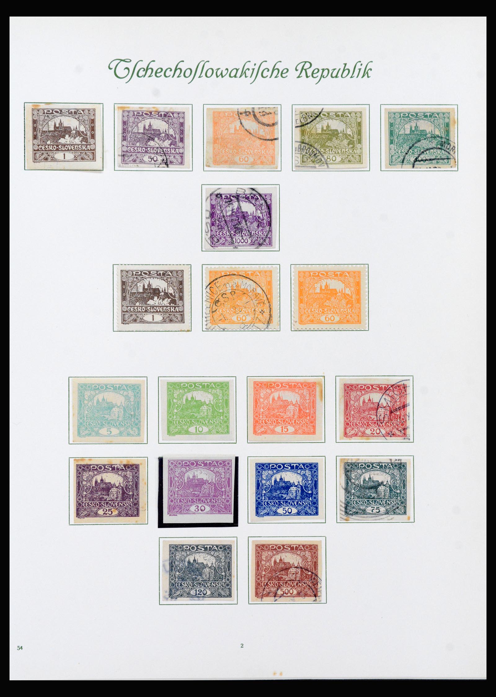 40280 0006 - Stamp collection 40280 Czechoslovakia 1919-1968.