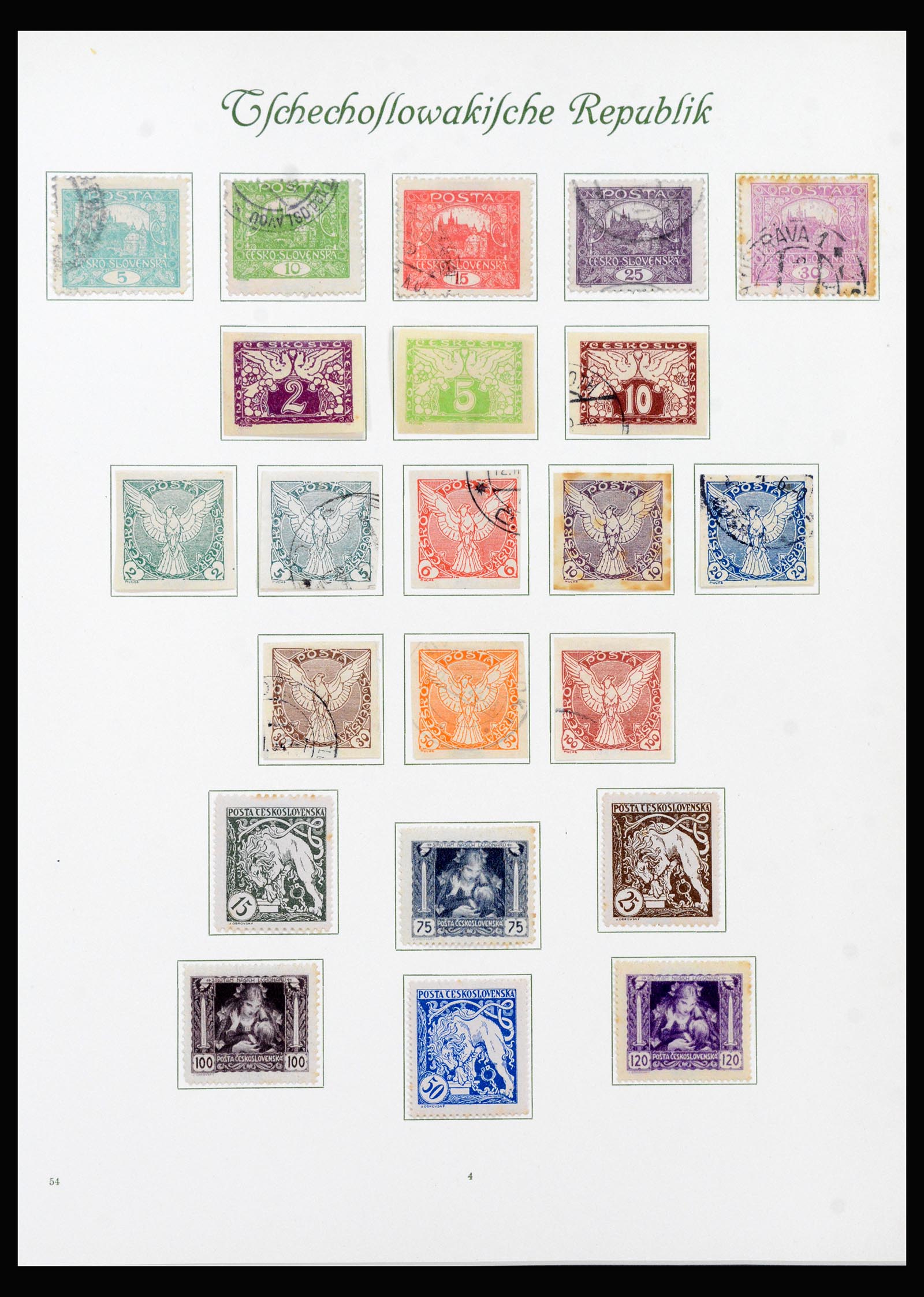 40280 0007 - Stamp collection 40280 Czechoslovakia 1919-1968.