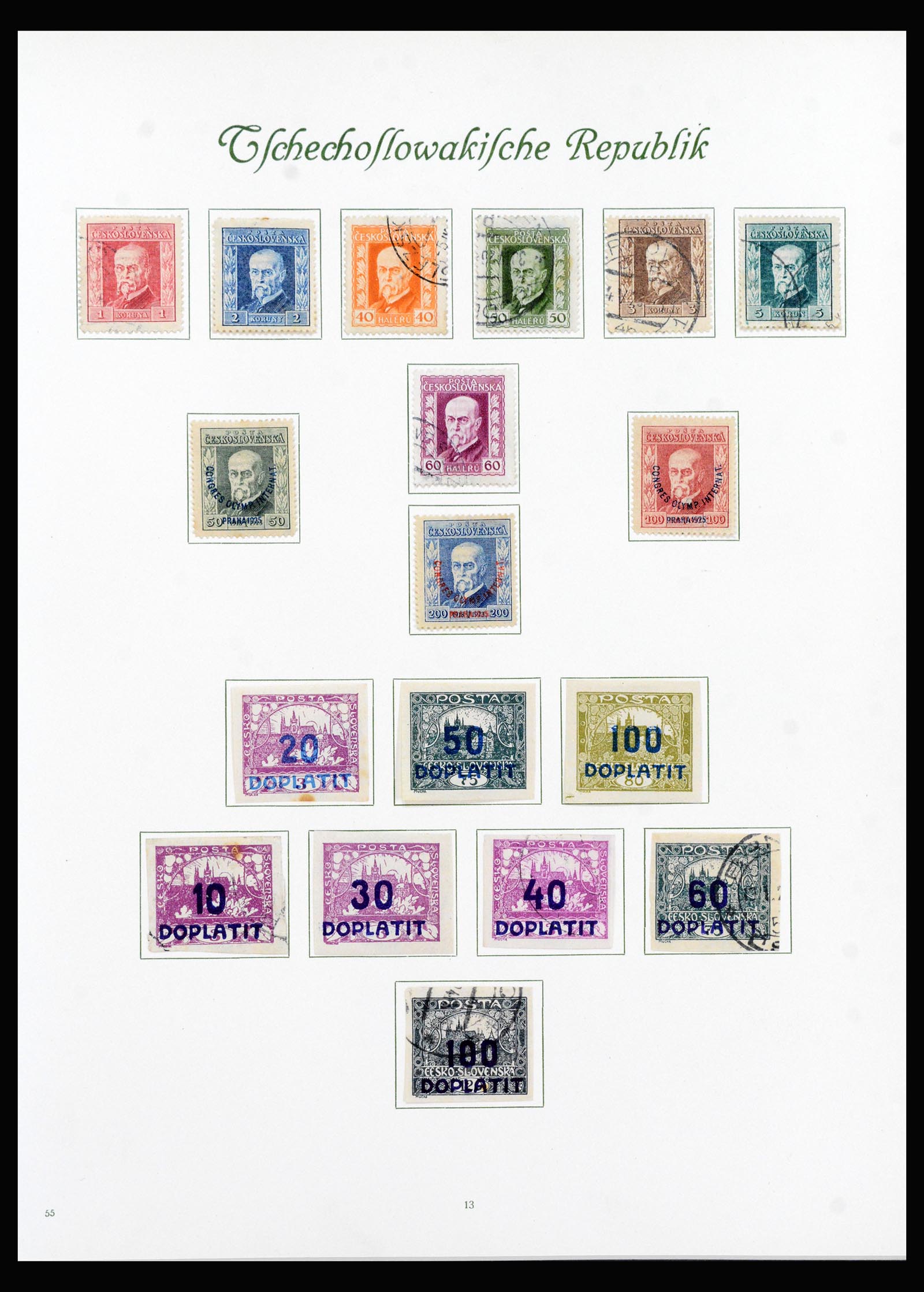 40280 0016 - Stamp collection 40280 Czechoslovakia 1919-1968.