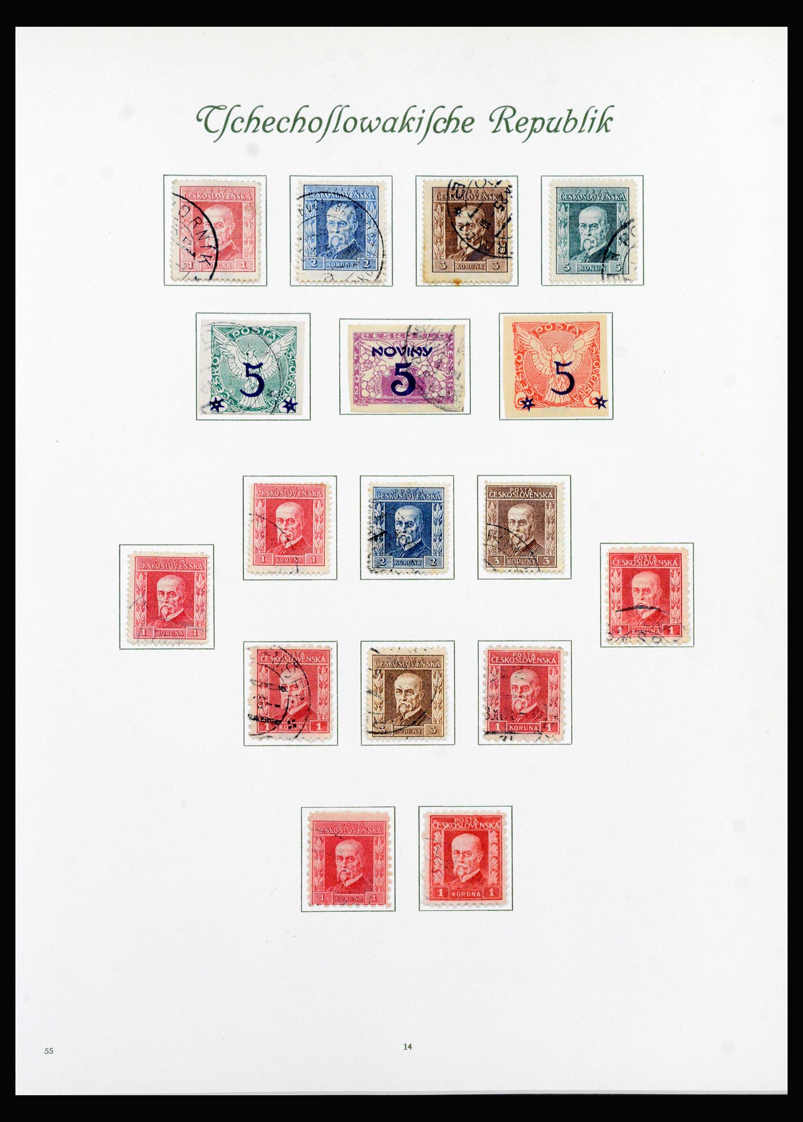 40280 0017 - Stamp collection 40280 Czechoslovakia 1919-1968.