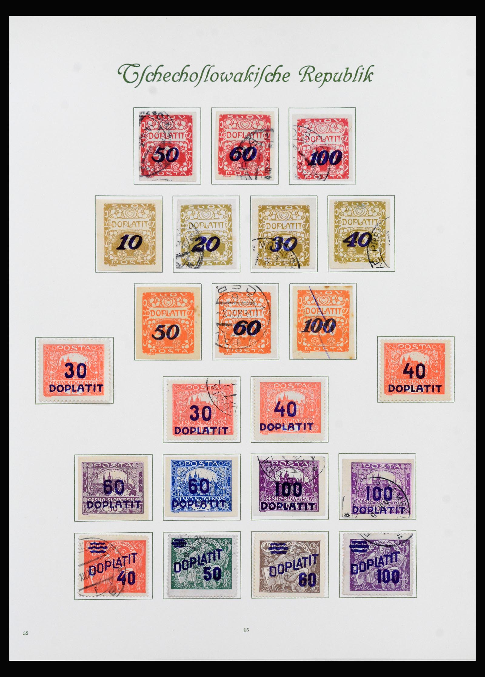 40280 0018 - Stamp collection 40280 Czechoslovakia 1919-1968.