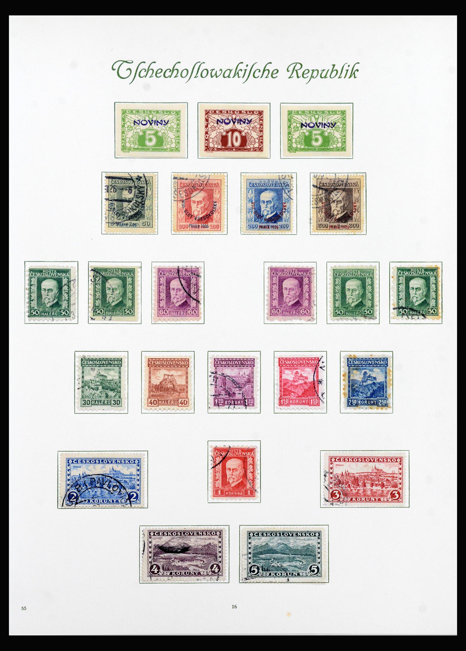 40280 0019 - Stamp collection 40280 Czechoslovakia 1919-1968.