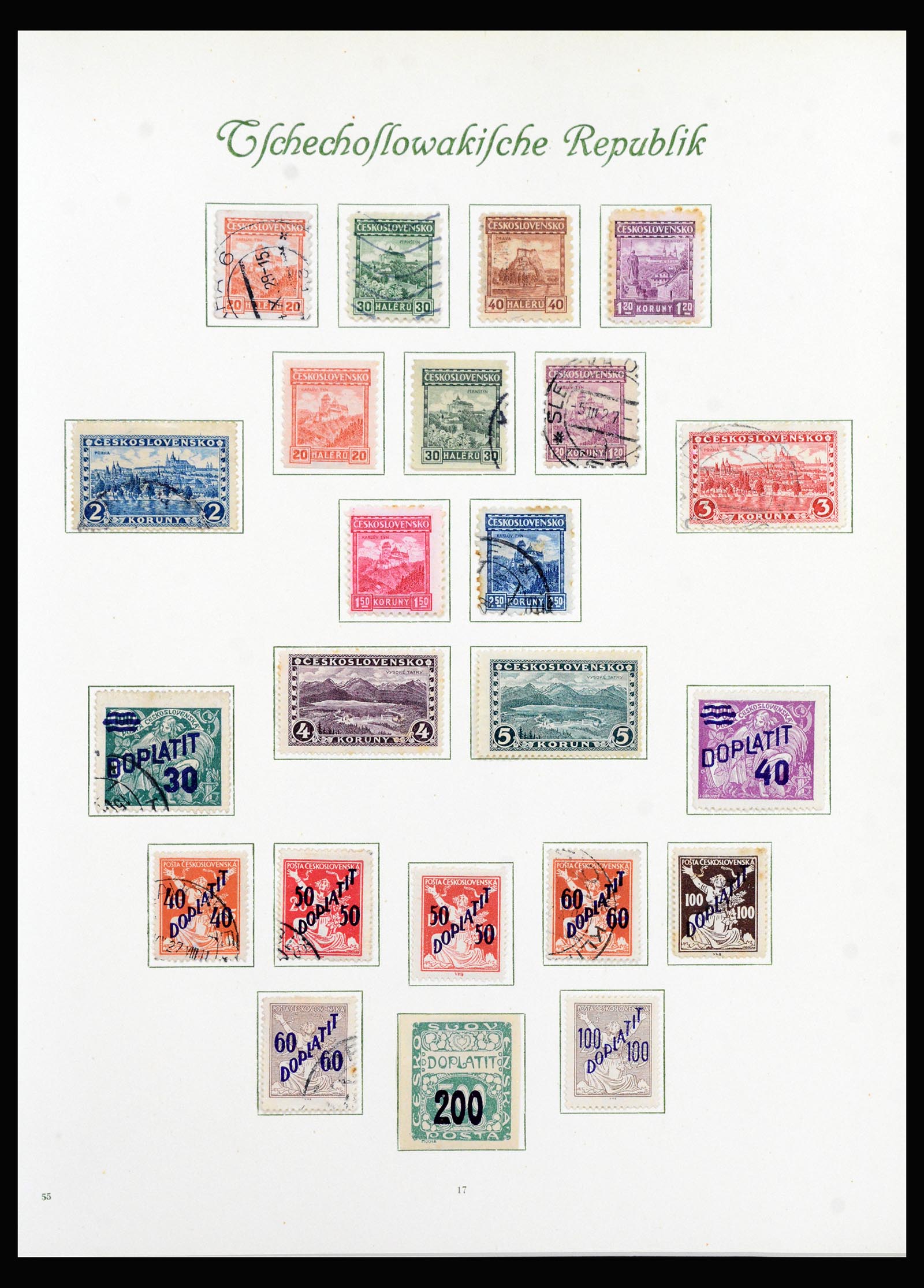 40280 0020 - Stamp collection 40280 Czechoslovakia 1919-1968.