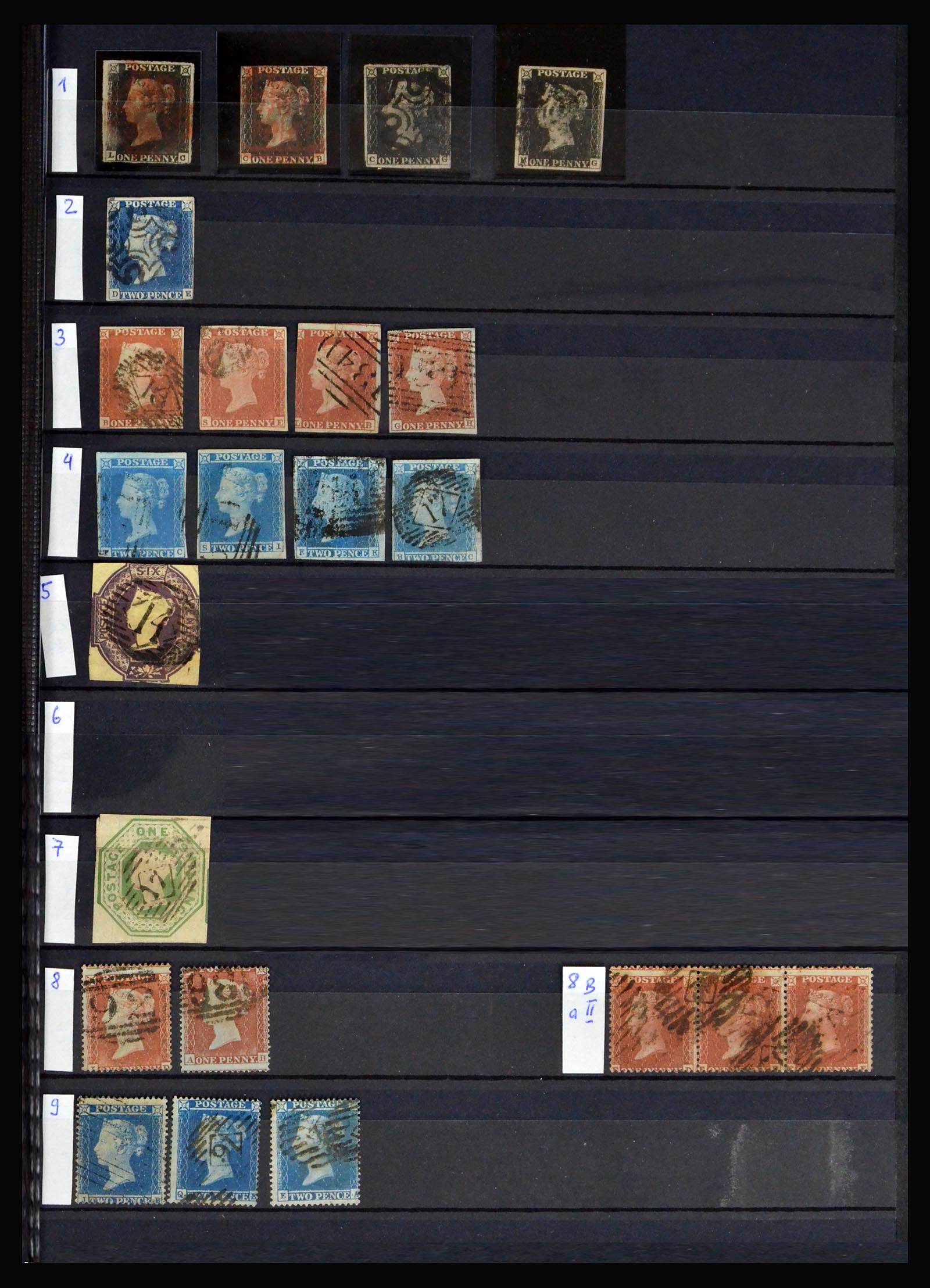 40283 0001 - Stamp collection 40283 Great Britain 1840-1980.
