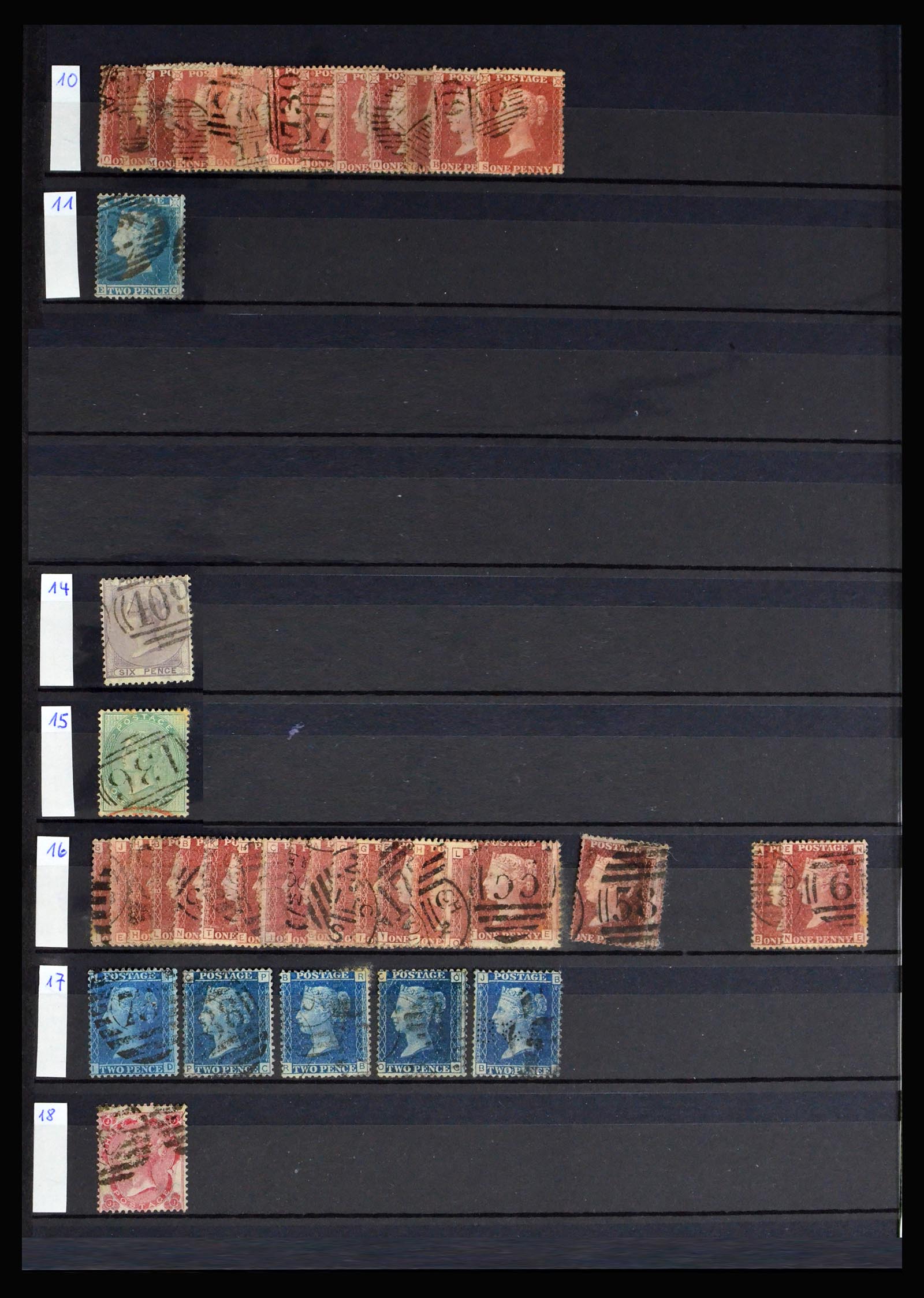 40283 0002 - Stamp collection 40283 Great Britain 1840-1980.