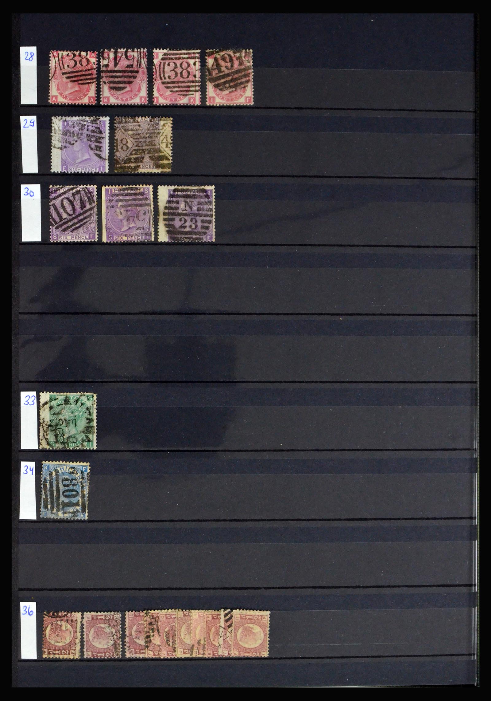40283 0004 - Stamp collection 40283 Great Britain 1840-1980.