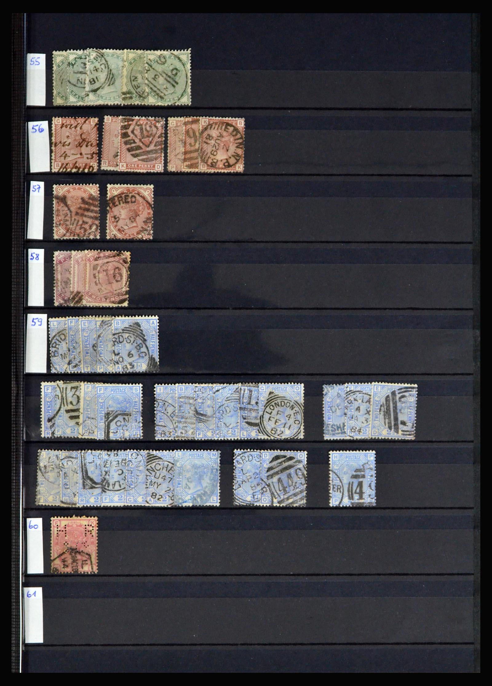 40283 0007 - Stamp collection 40283 Great Britain 1840-1980.