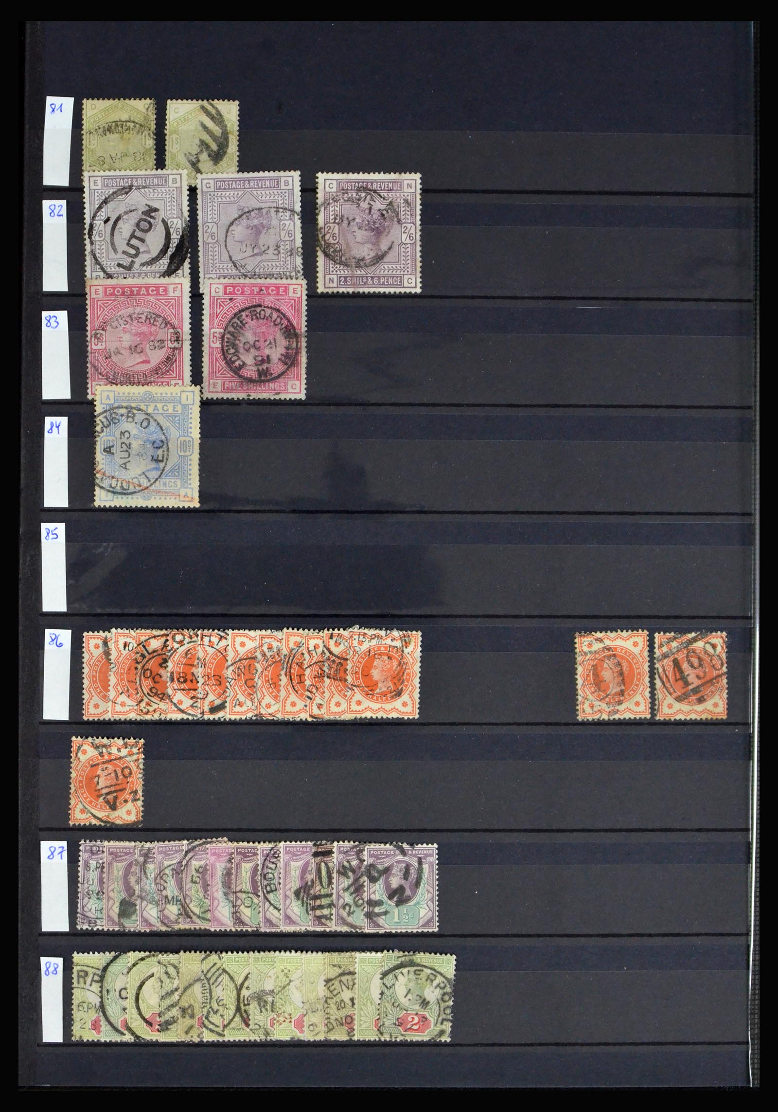 40283 0010 - Stamp collection 40283 Great Britain 1840-1980.