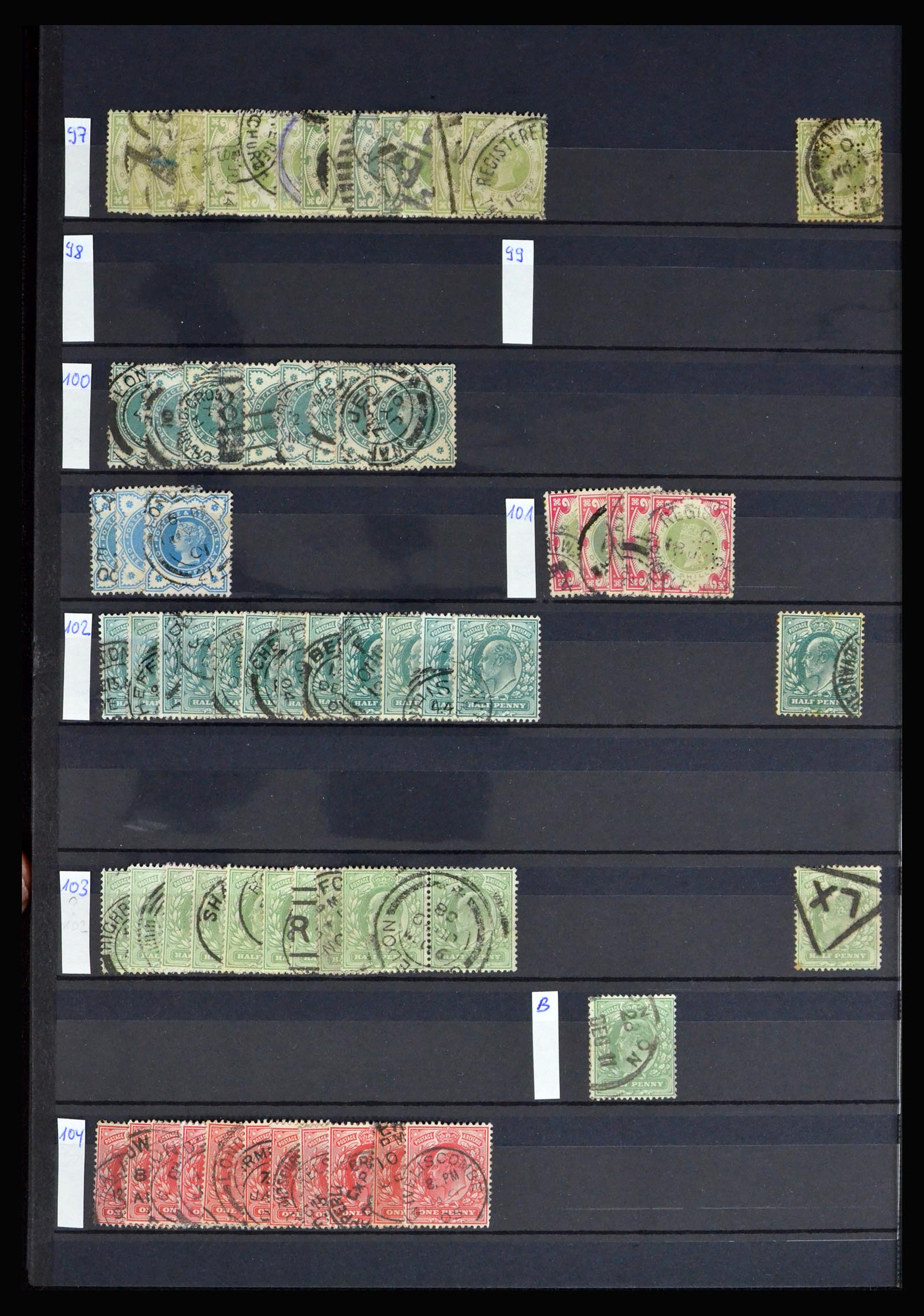 40283 0012 - Stamp collection 40283 Great Britain 1840-1980.