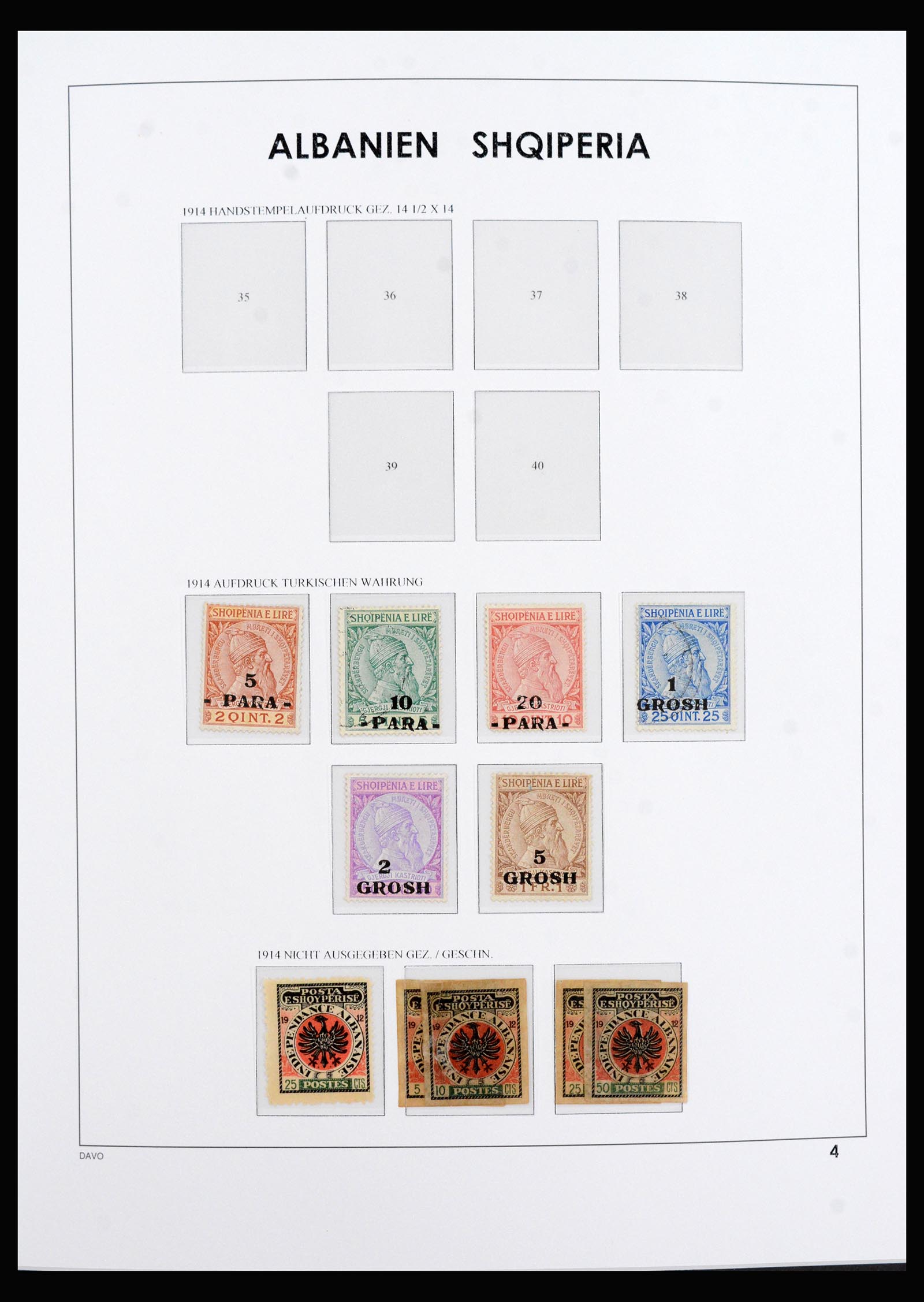 40285 0004 - Postzegel verzameling 40285 Albanië 1913-1997.