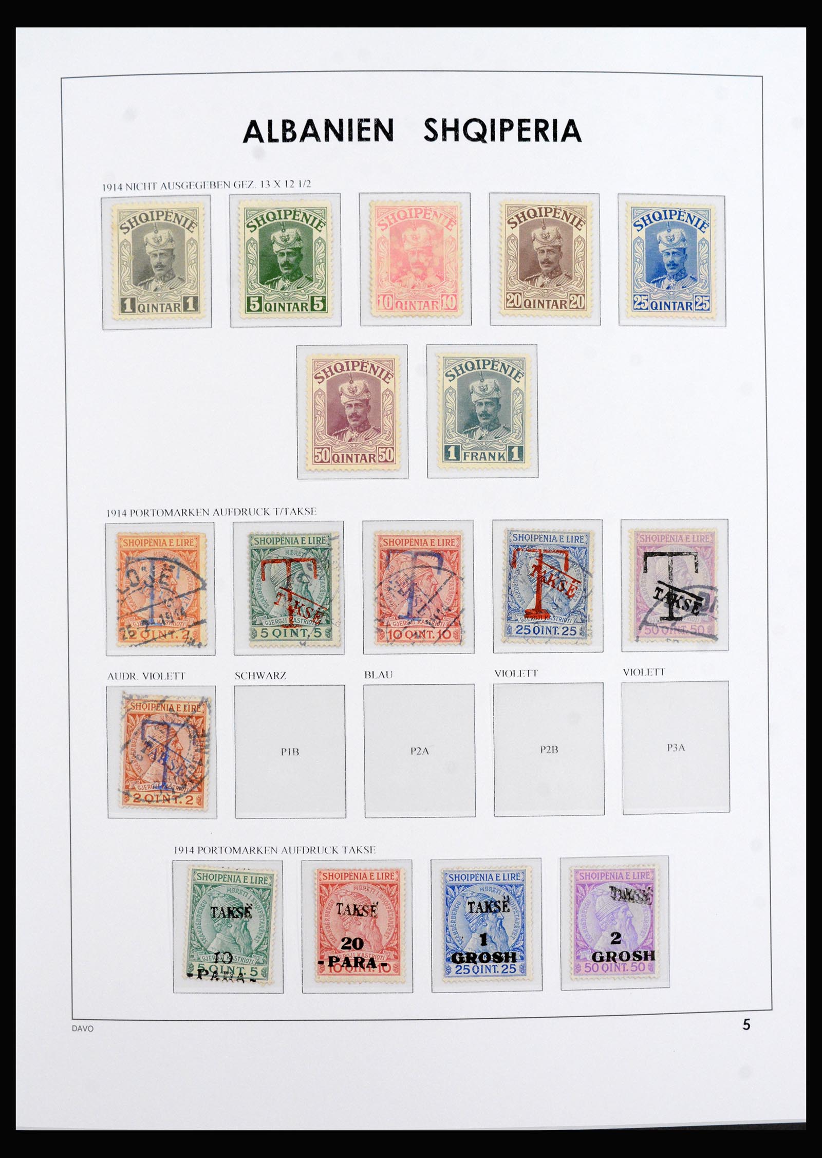 40285 0005 - Postzegel verzameling 40285 Albanië 1913-1997.