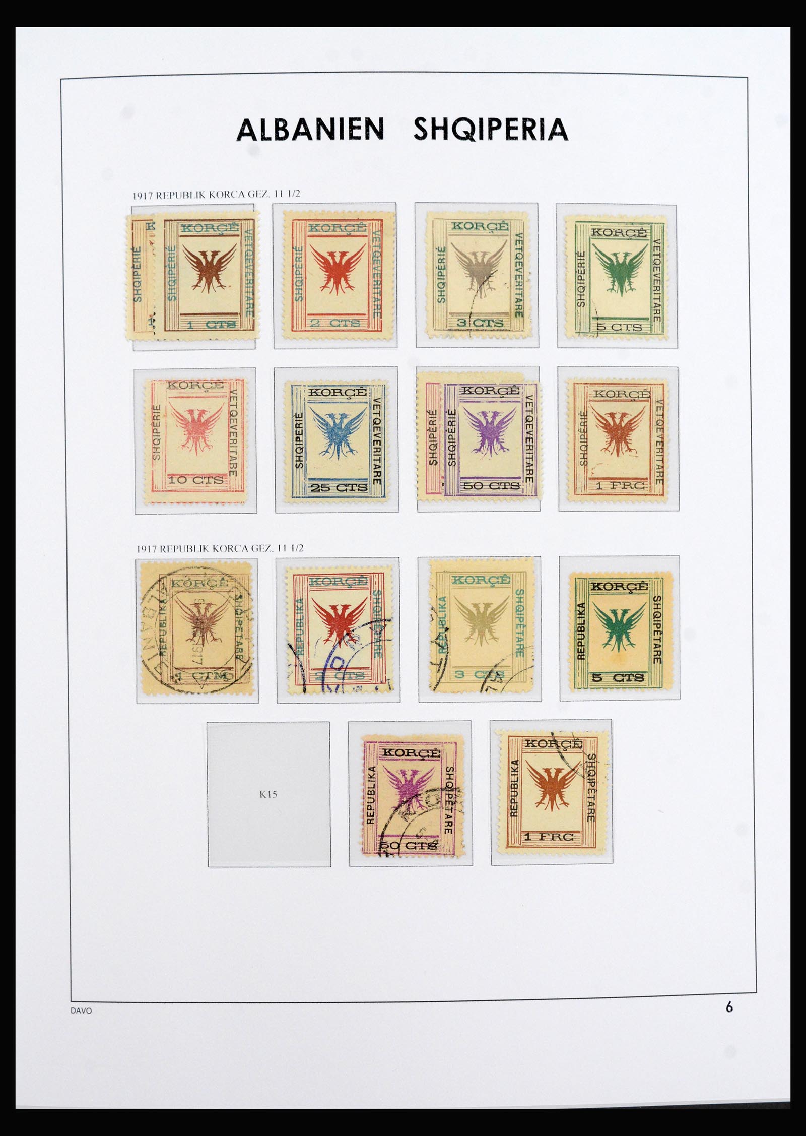 40285 0006 - Postzegel verzameling 40285 Albanië 1913-1997.