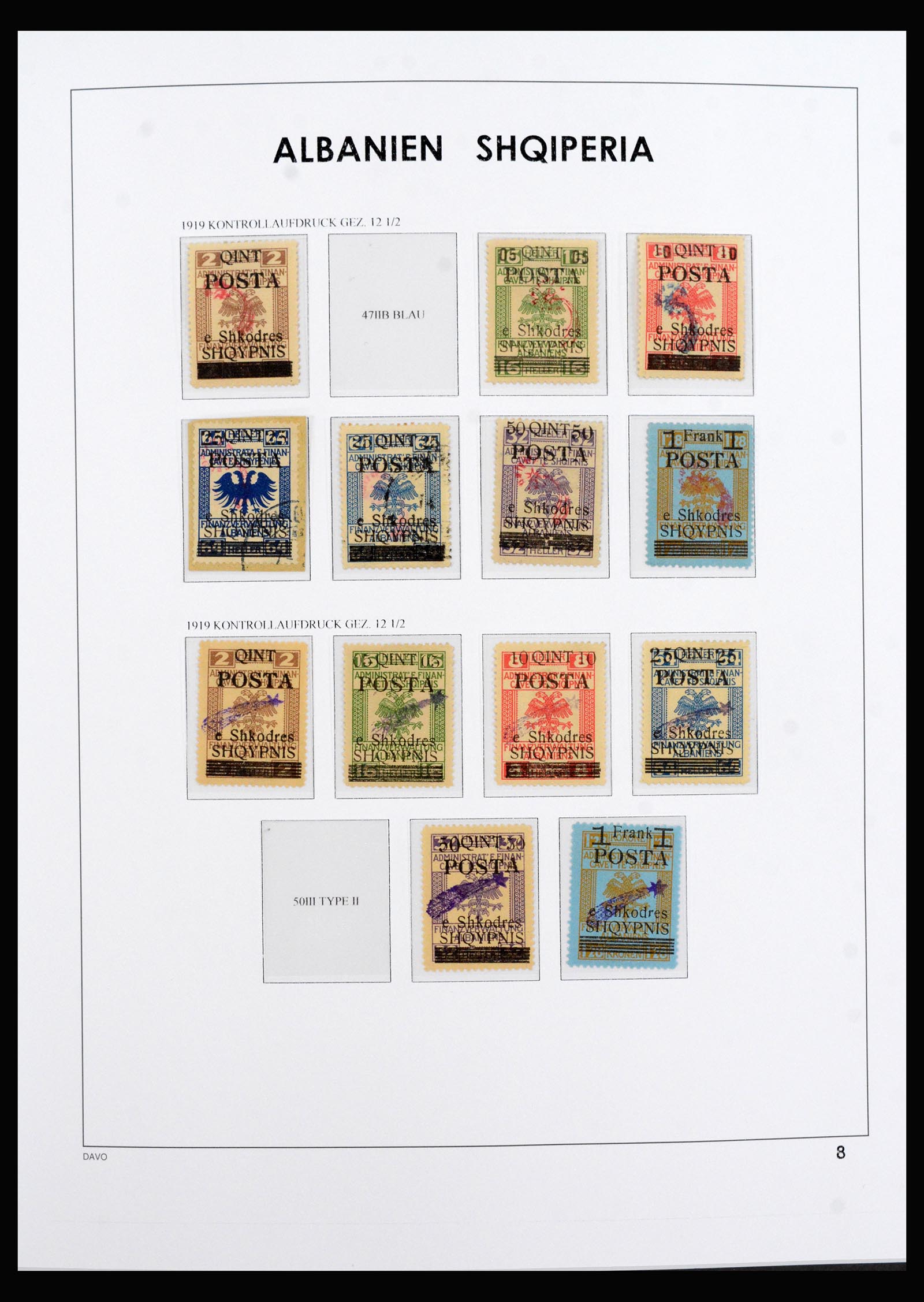 40285 0008 - Postzegel verzameling 40285 Albanië 1913-1997.