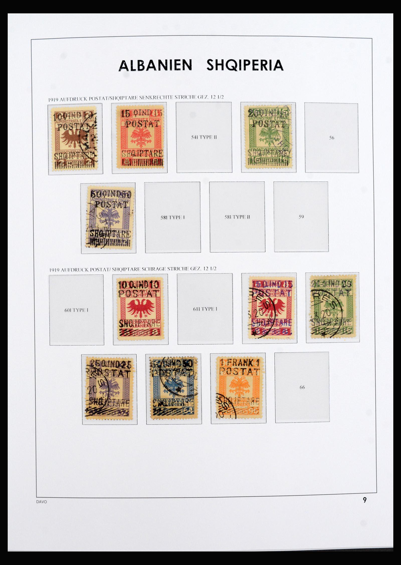 40285 0009 - Postzegel verzameling 40285 Albanië 1913-1997.