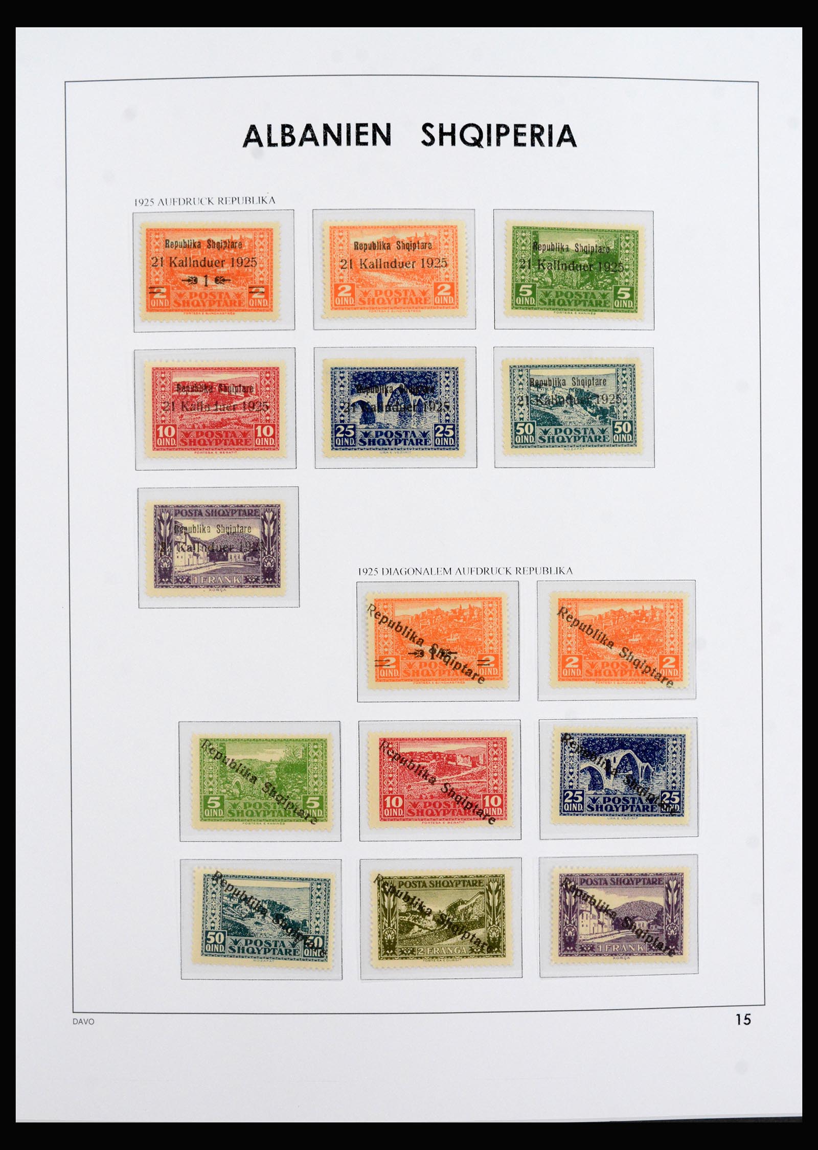 40285 0015 - Postzegel verzameling 40285 Albanië 1913-1997.