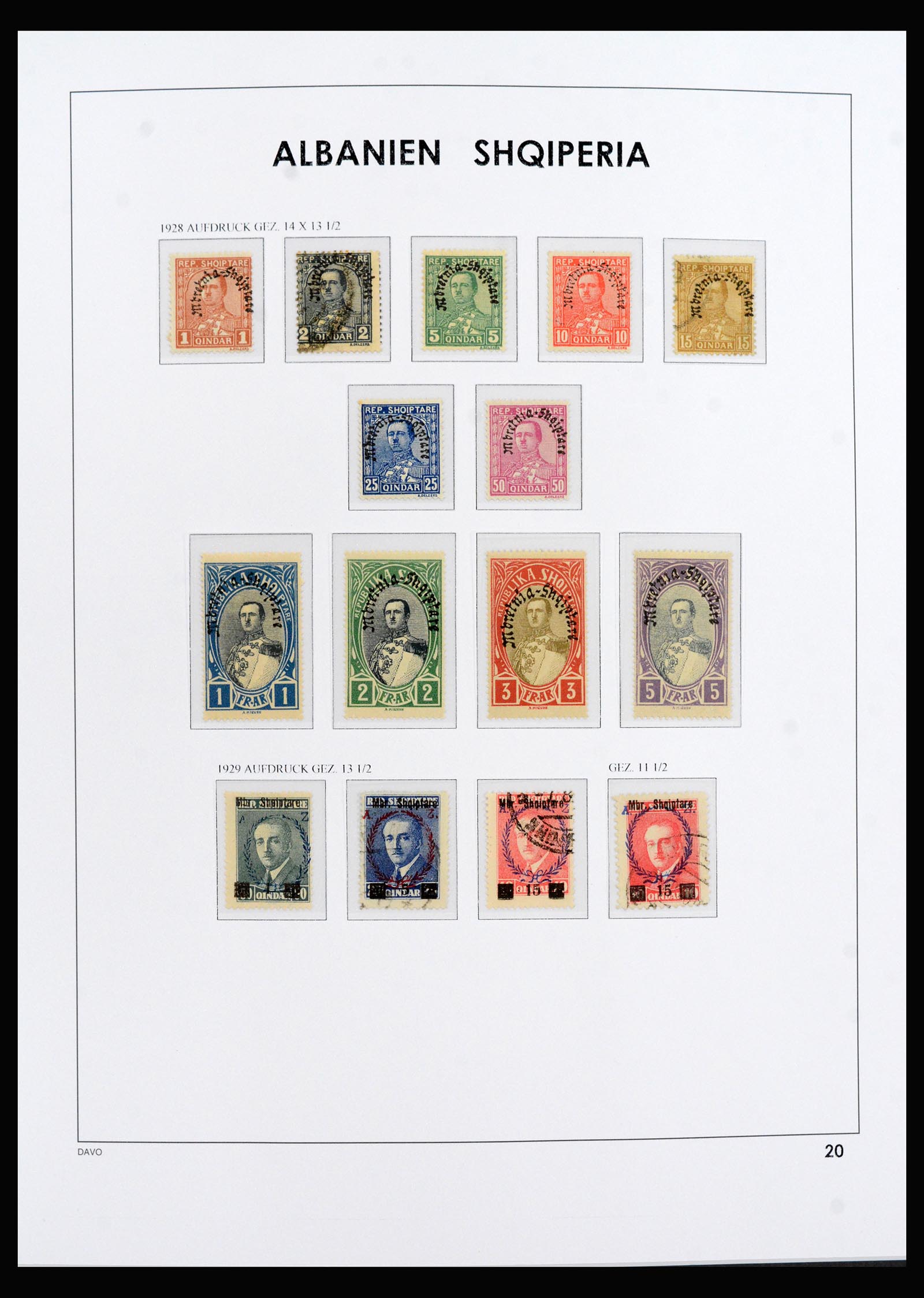 40285 0020 - Postzegel verzameling 40285 Albanië 1913-1997.