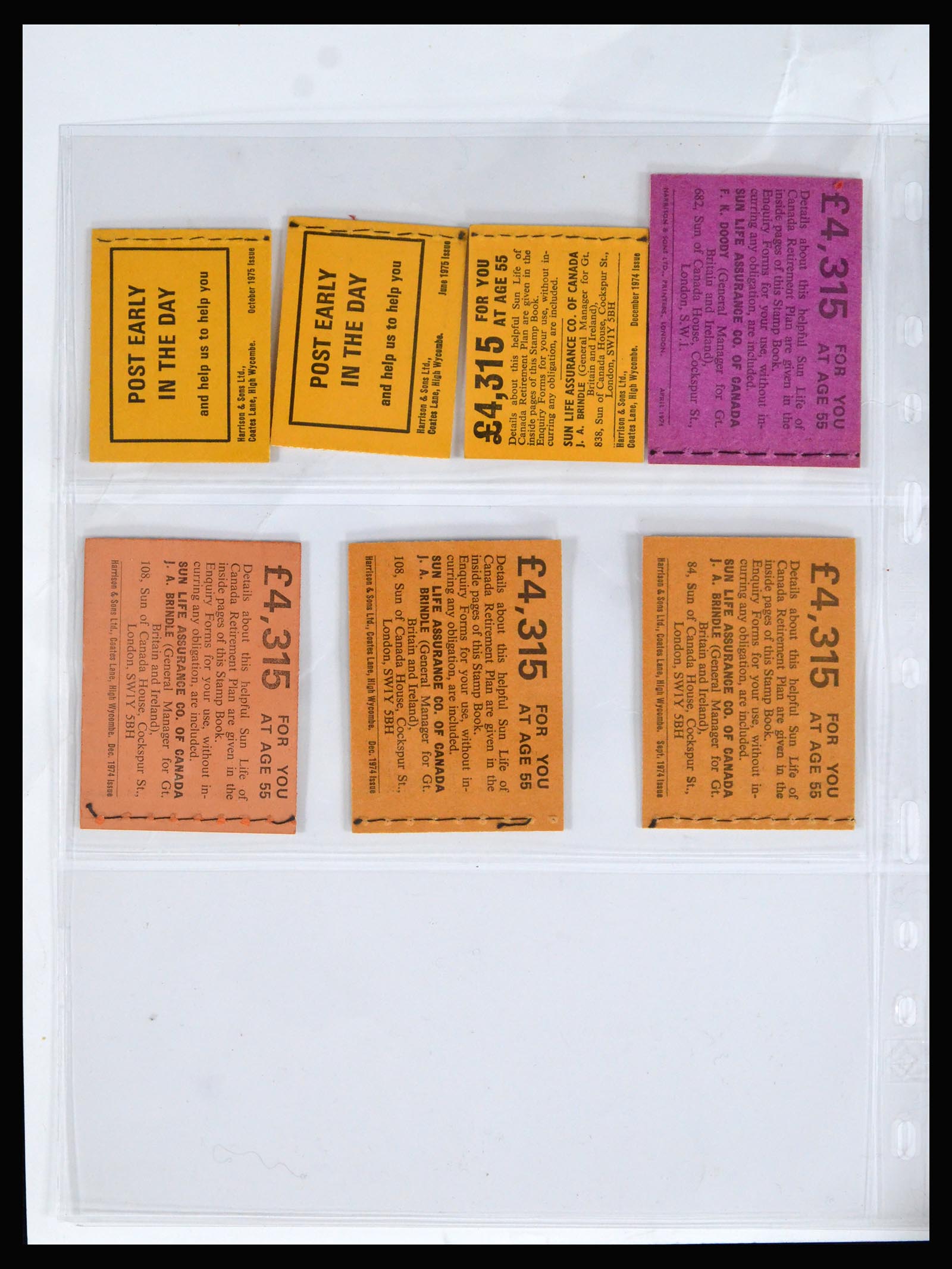 40286 0002 - Postzegel verzameling 40286 Engeland boekjes 1953-1980.