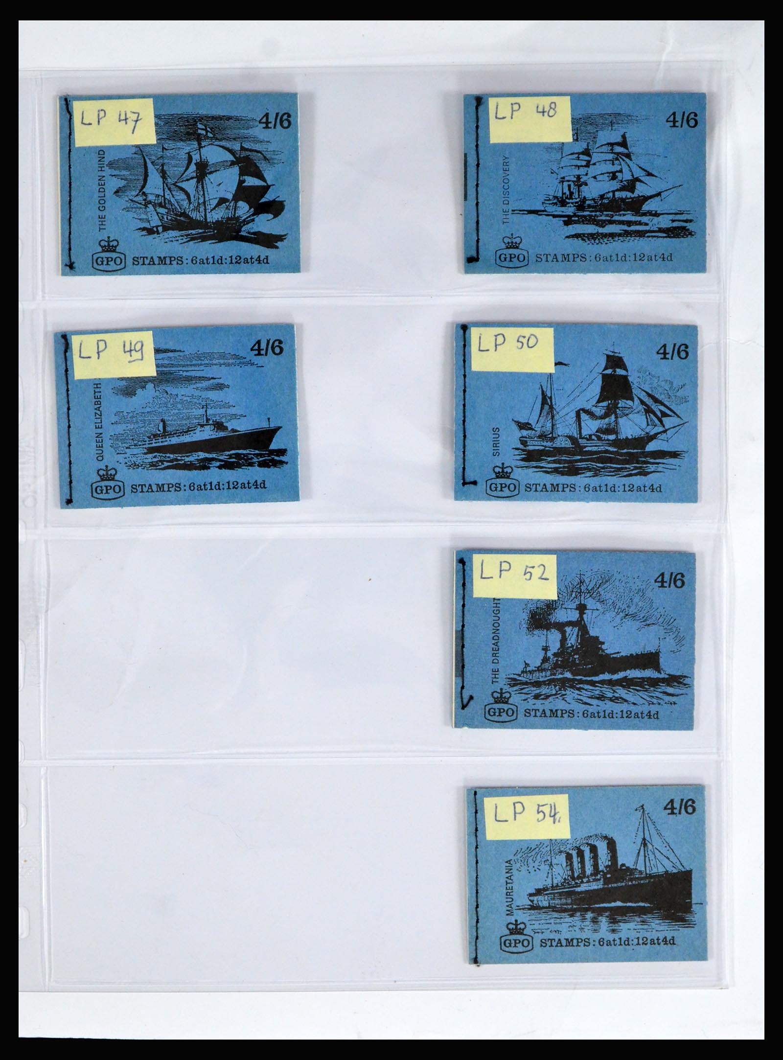 40286 0003 - Postzegel verzameling 40286 Engeland boekjes 1953-1980.