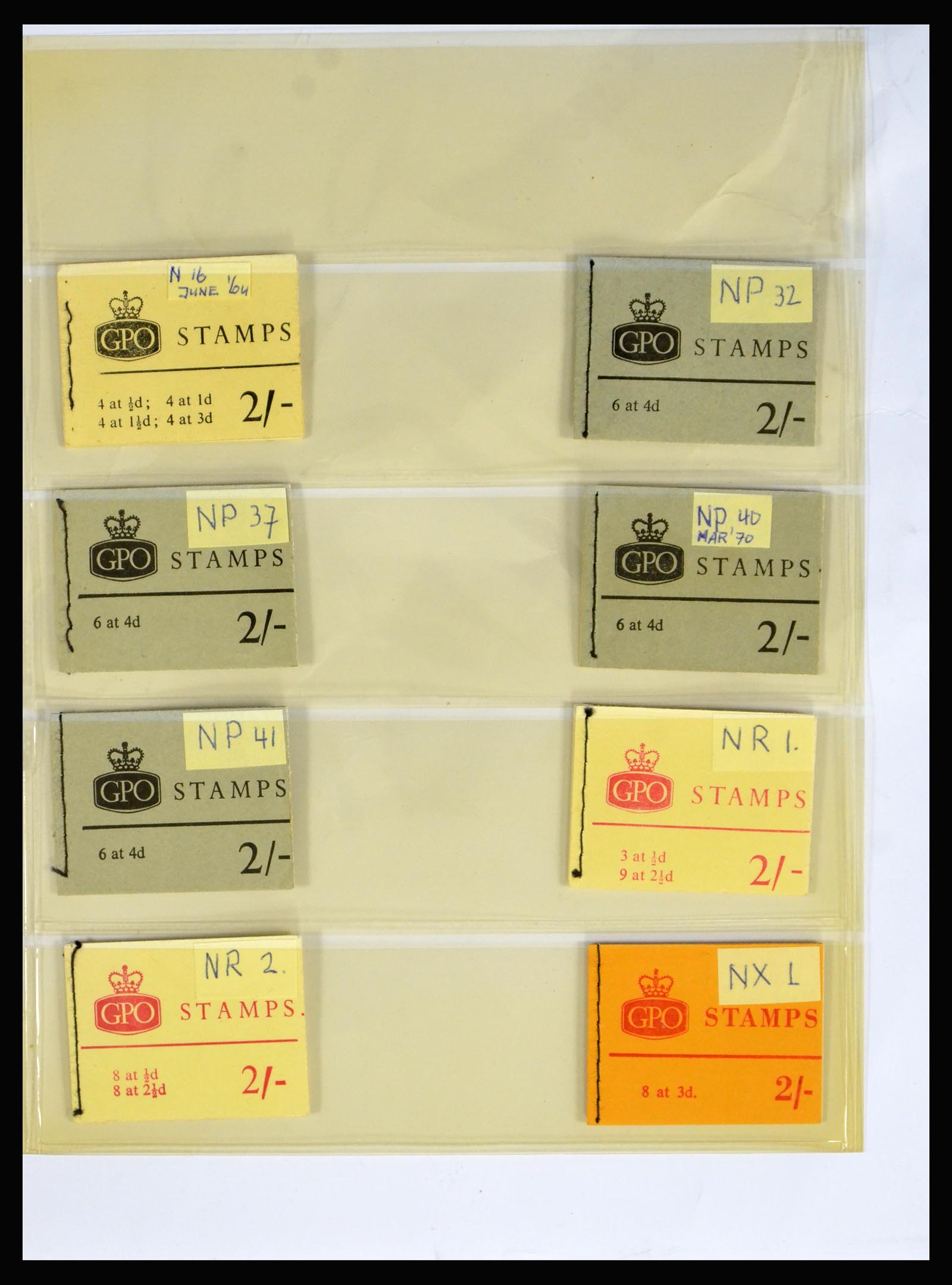 40286 0005 - Postzegel verzameling 40286 Engeland boekjes 1953-1980.