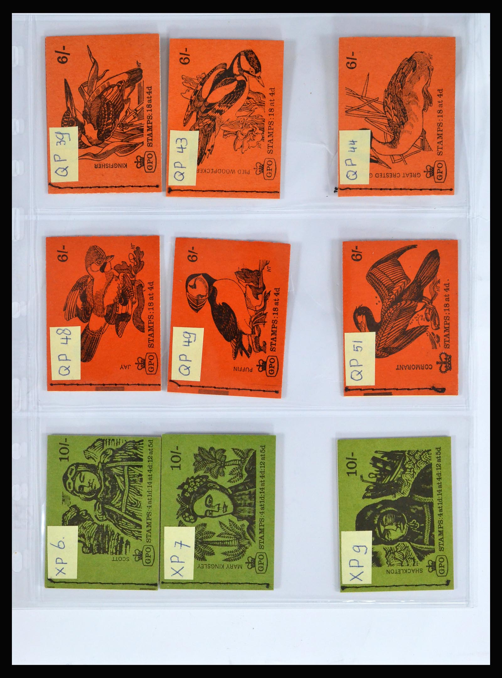 40286 0007 - Postzegel verzameling 40286 Engeland boekjes 1953-1980.