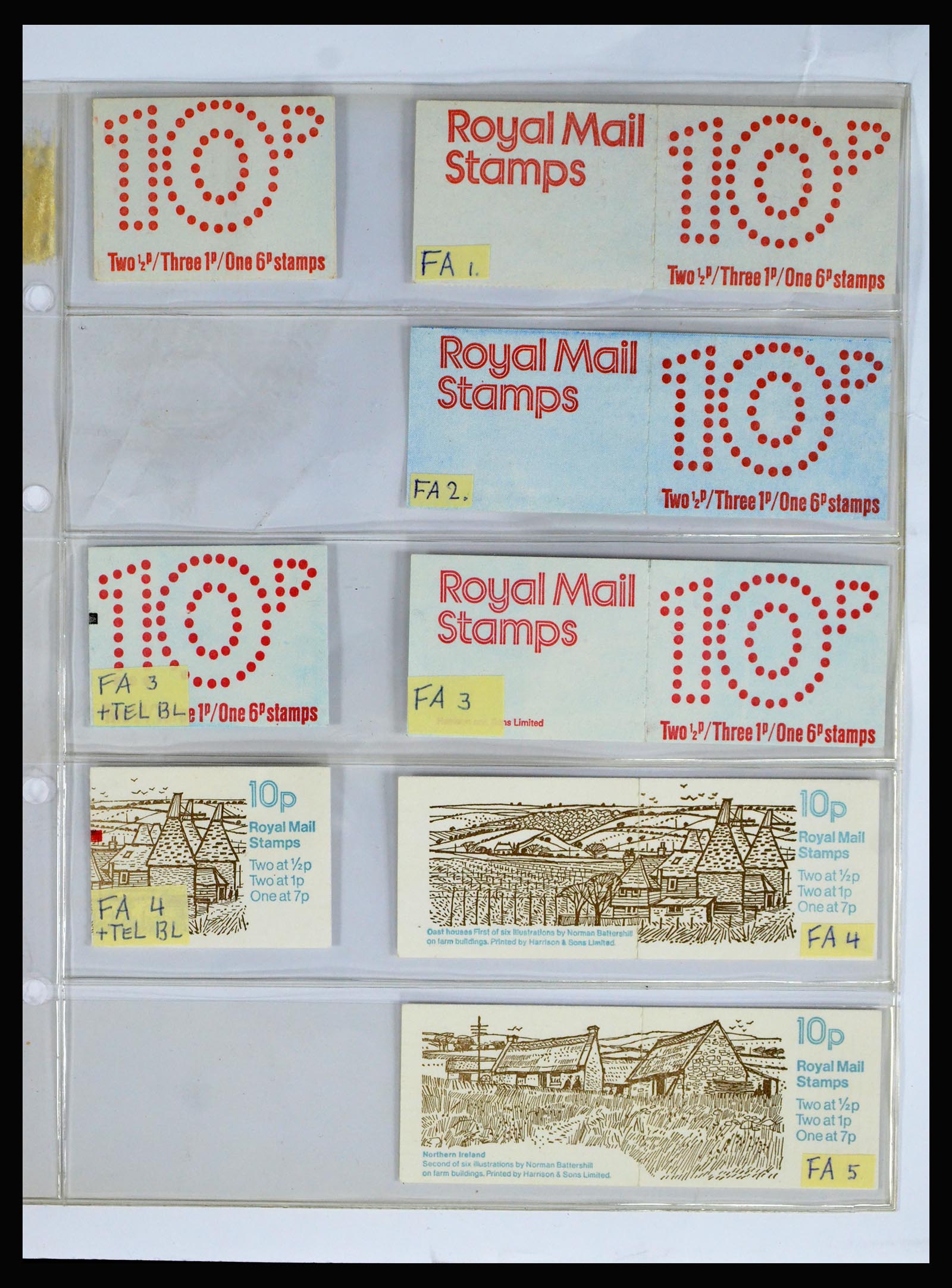 40286 0009 - Postzegel verzameling 40286 Engeland boekjes 1953-1980.