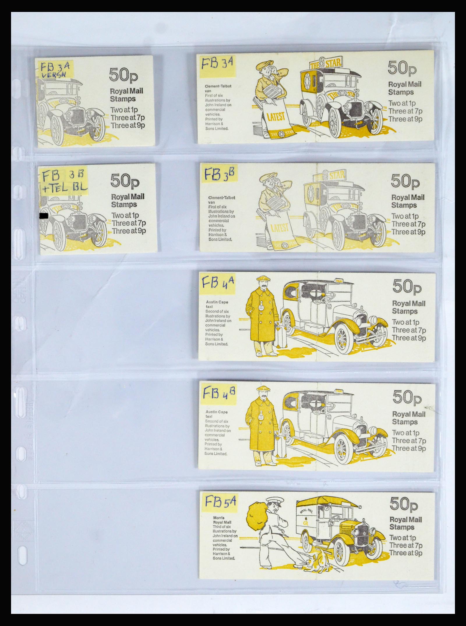 40286 0015 - Postzegel verzameling 40286 Engeland boekjes 1953-1980.