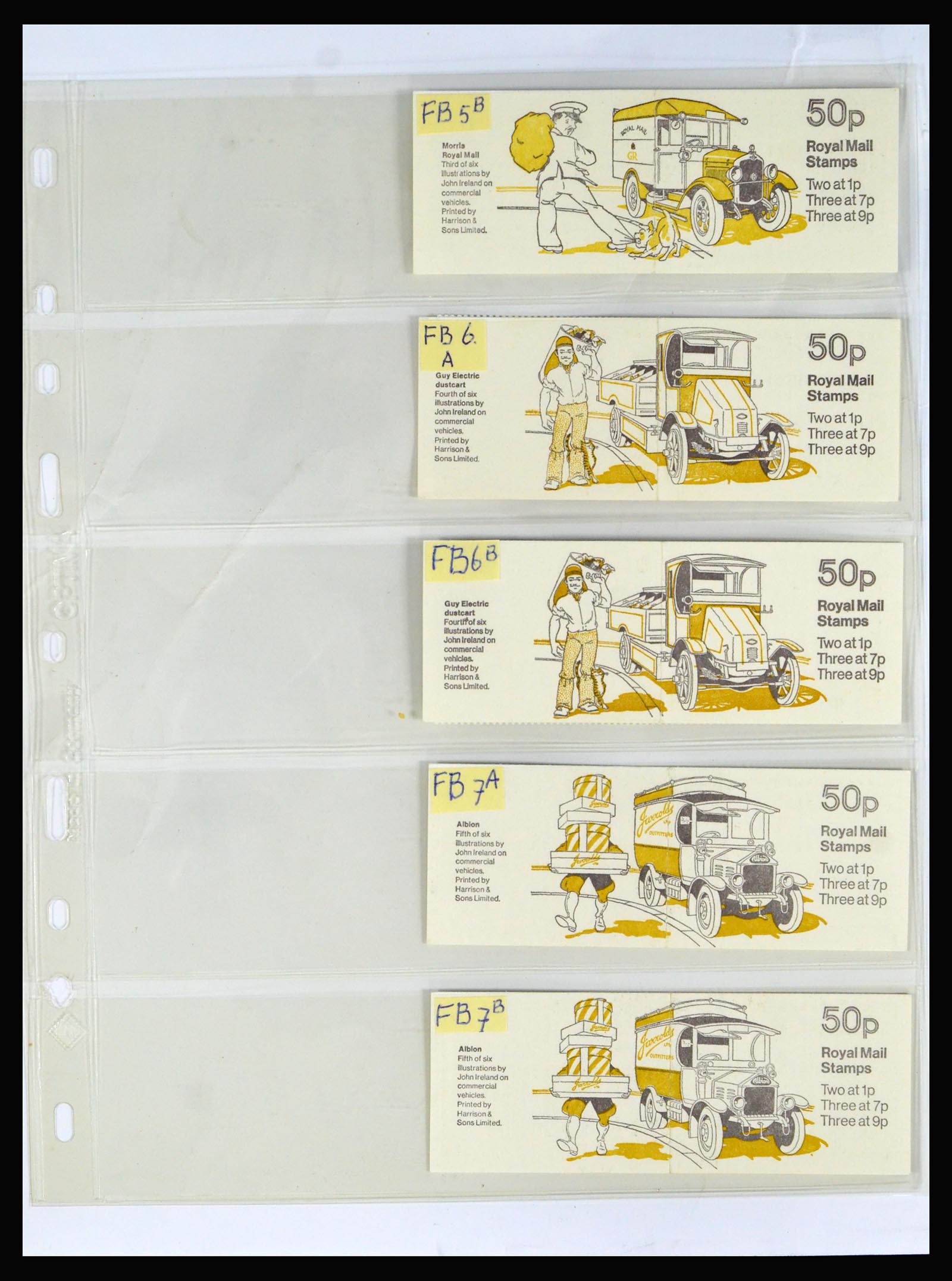 40286 0017 - Postzegel verzameling 40286 Engeland boekjes 1953-1980.