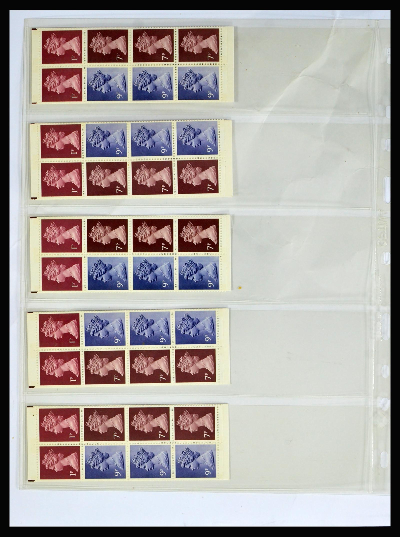 40286 0018 - Postzegel verzameling 40286 Engeland boekjes 1953-1980.