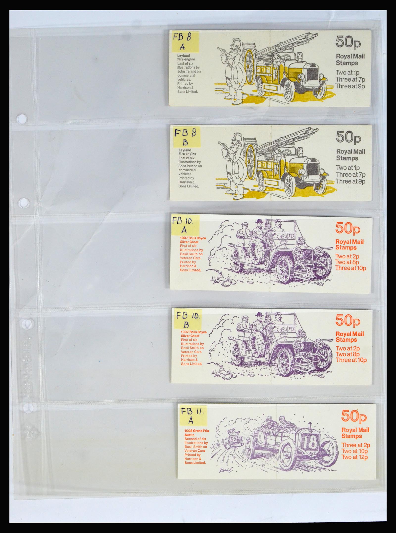 40286 0019 - Postzegel verzameling 40286 Engeland boekjes 1953-1980.