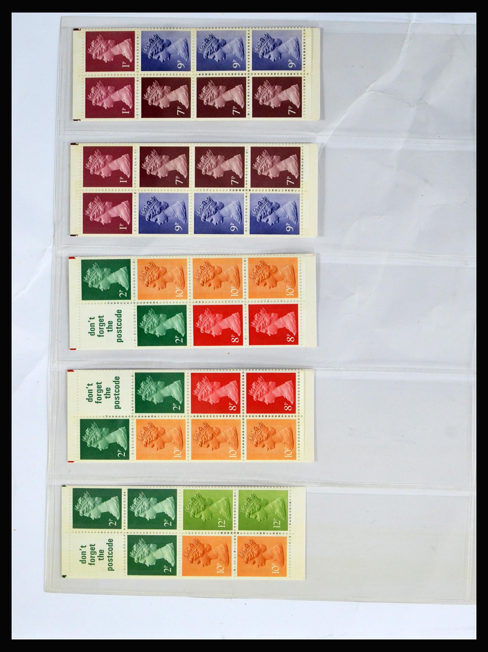 40286 0020 - Postzegel verzameling 40286 Engeland boekjes 1953-1980.