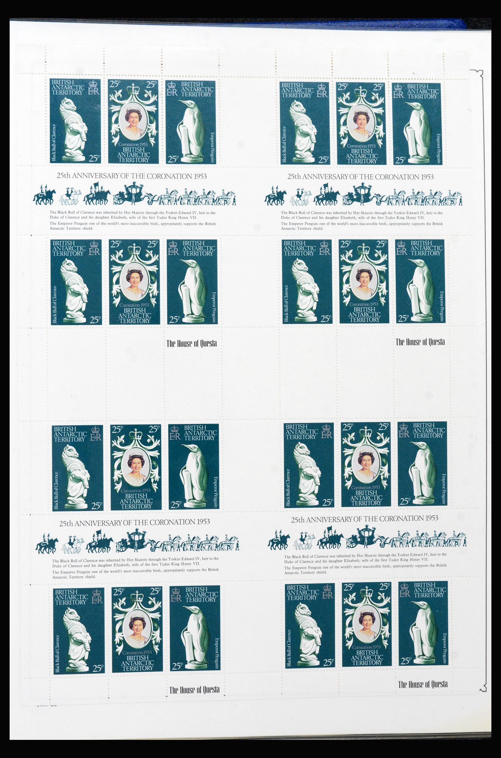 40296 0009 - Postzegel verzameling 40296 Falkland Eilanden 1953-1980.