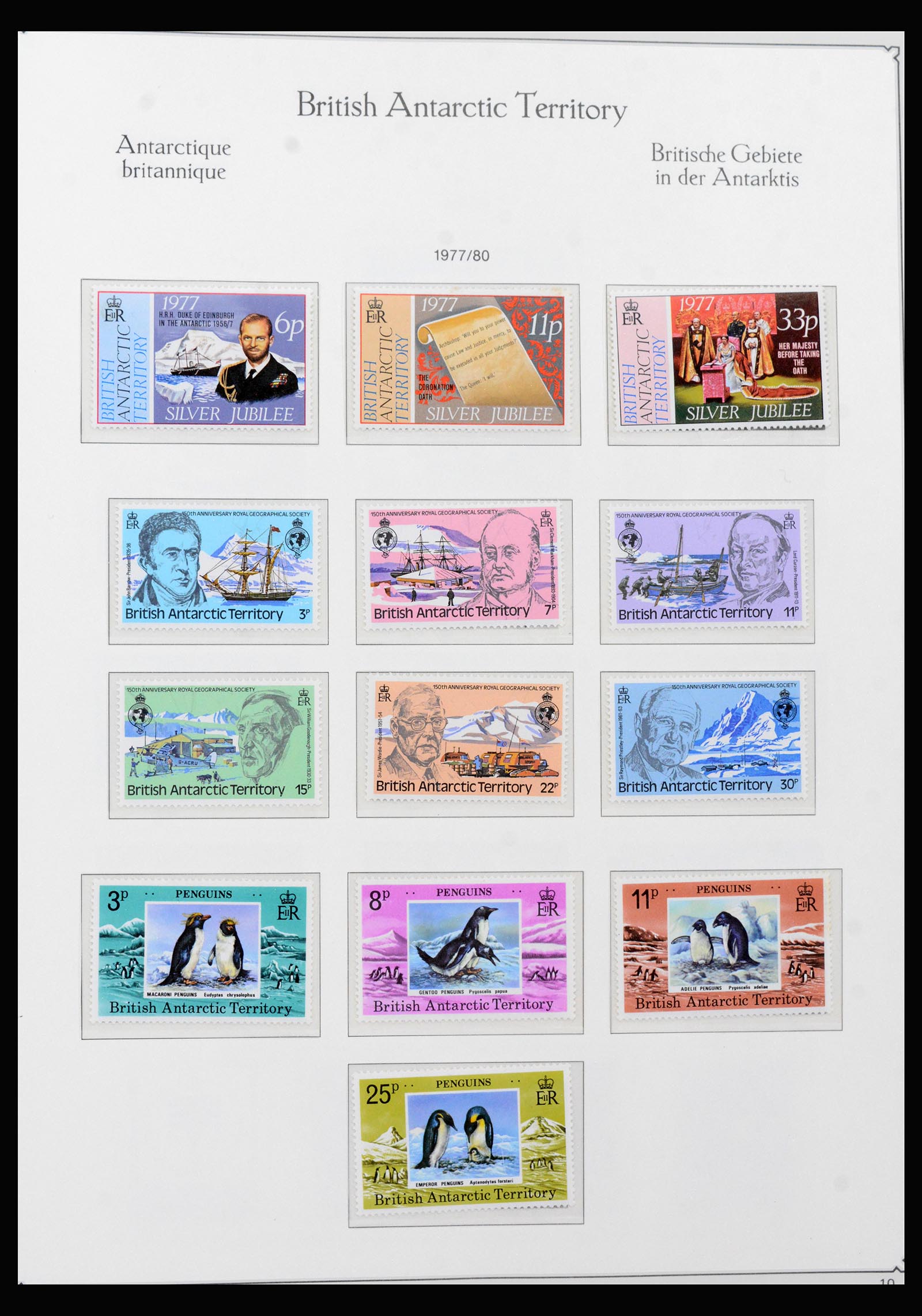 40296 0010 - Postzegel verzameling 40296 Falkland Eilanden 1953-1980.