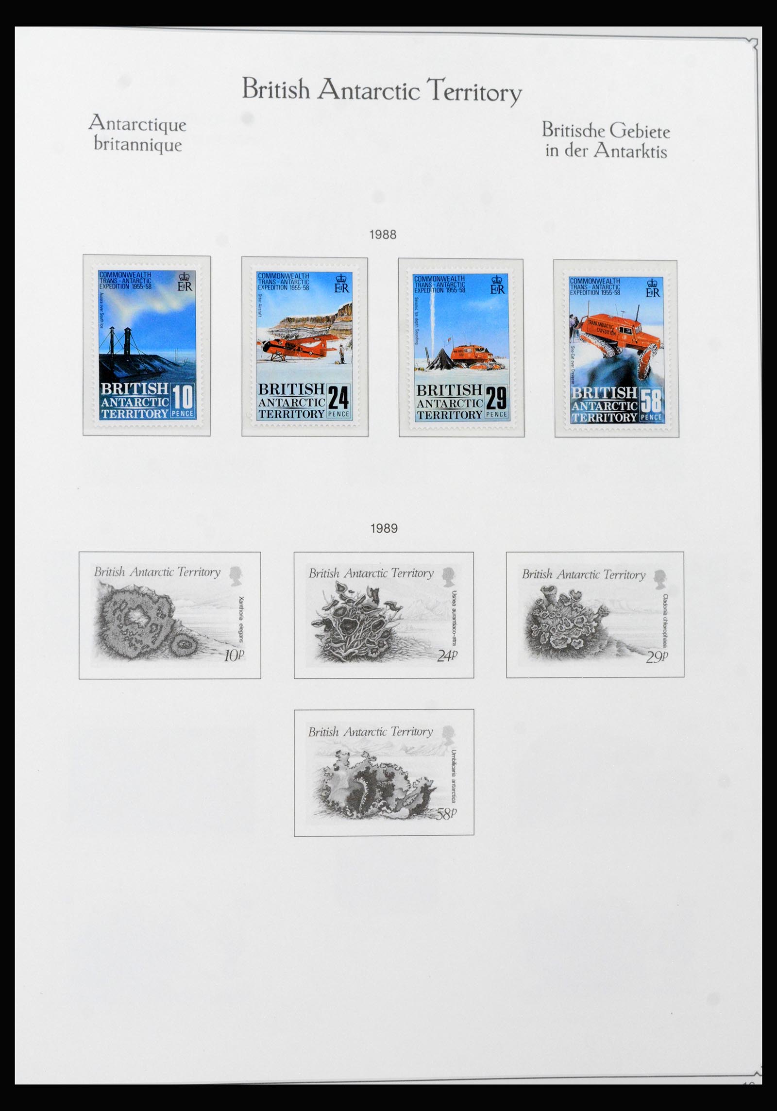 40296 0016 - Postzegel verzameling 40296 Falkland Eilanden 1953-1980.