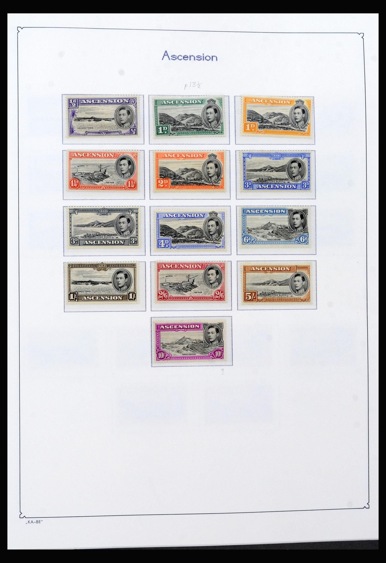 40297 0005 - Stamp collection 40297 Ascension and Tristan da Cunha 1922-1980.