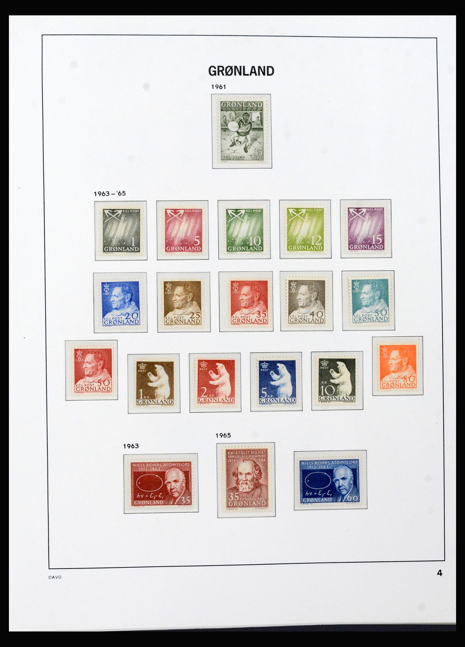40299 0006 - Stamp collection 40299 Greenland 1905-2000.