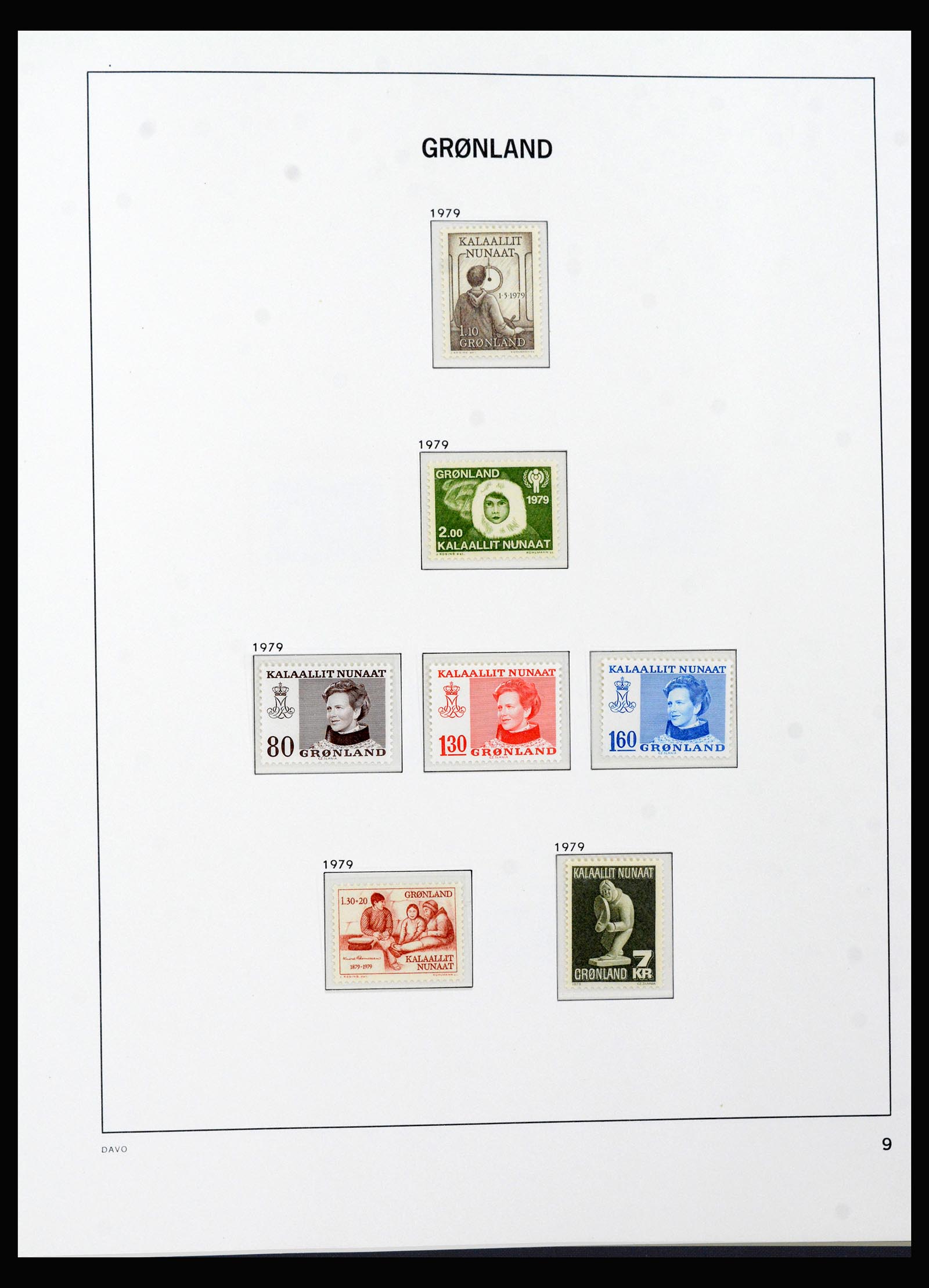 40299 0011 - Stamp collection 40299 Greenland 1905-2000.