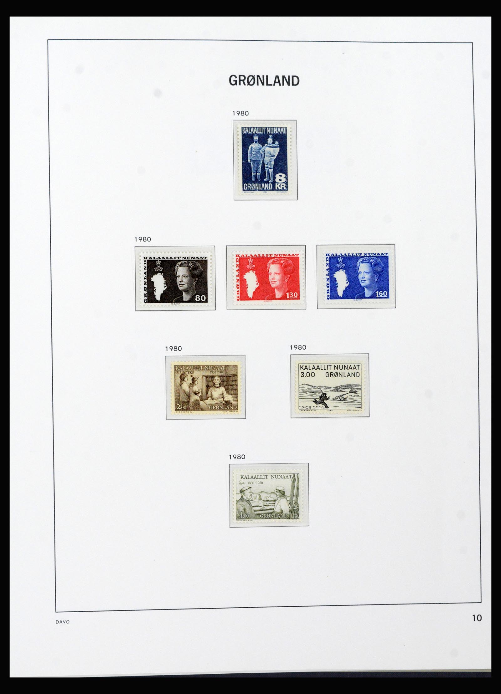40299 0012 - Stamp collection 40299 Greenland 1905-2000.