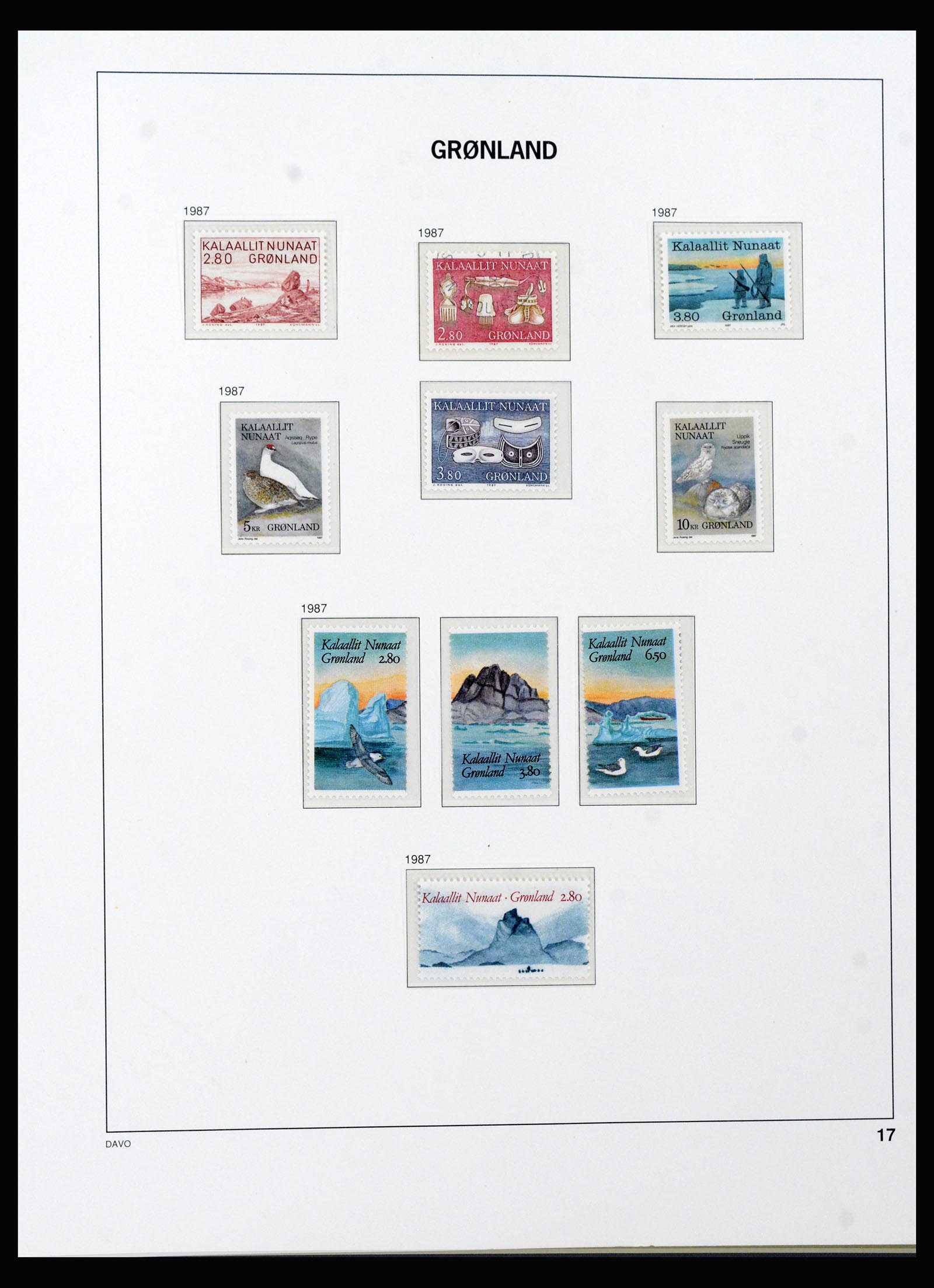 40299 0019 - Stamp collection 40299 Greenland 1905-2000.