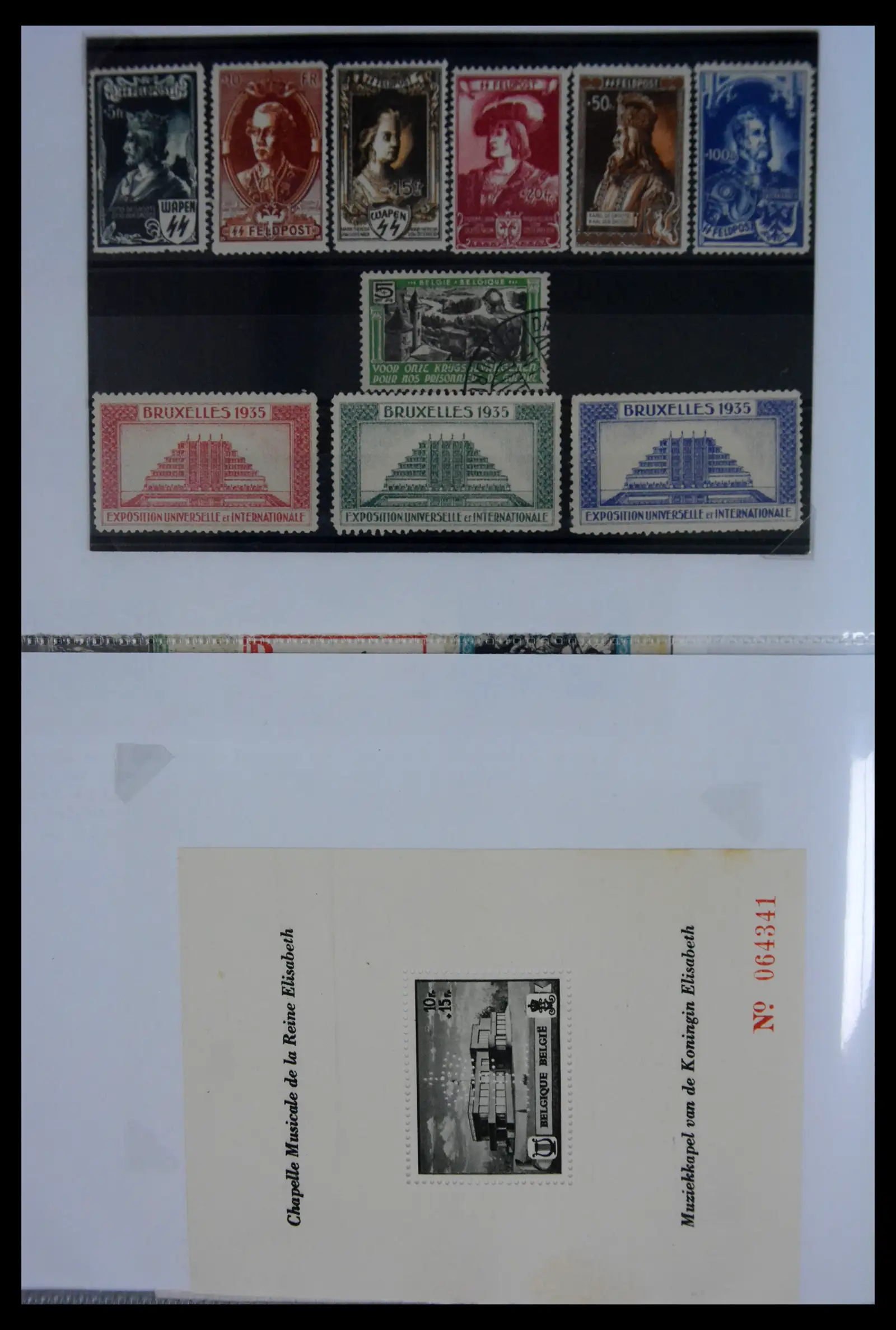 40302 0031 - Stamp collection 40302 Belgium covers/fdc's 1832-2008.