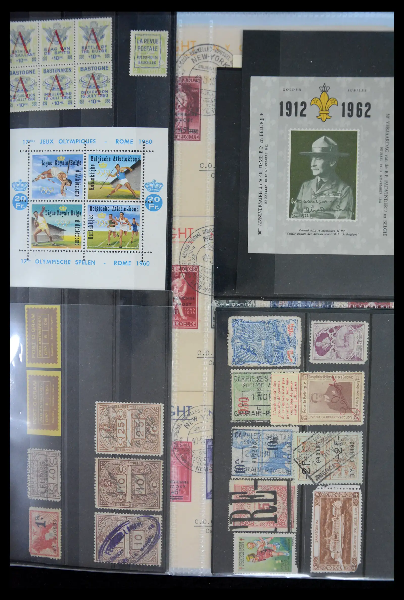 40302 0032 - Stamp collection 40302 Belgium covers/fdc's 1832-2008.
