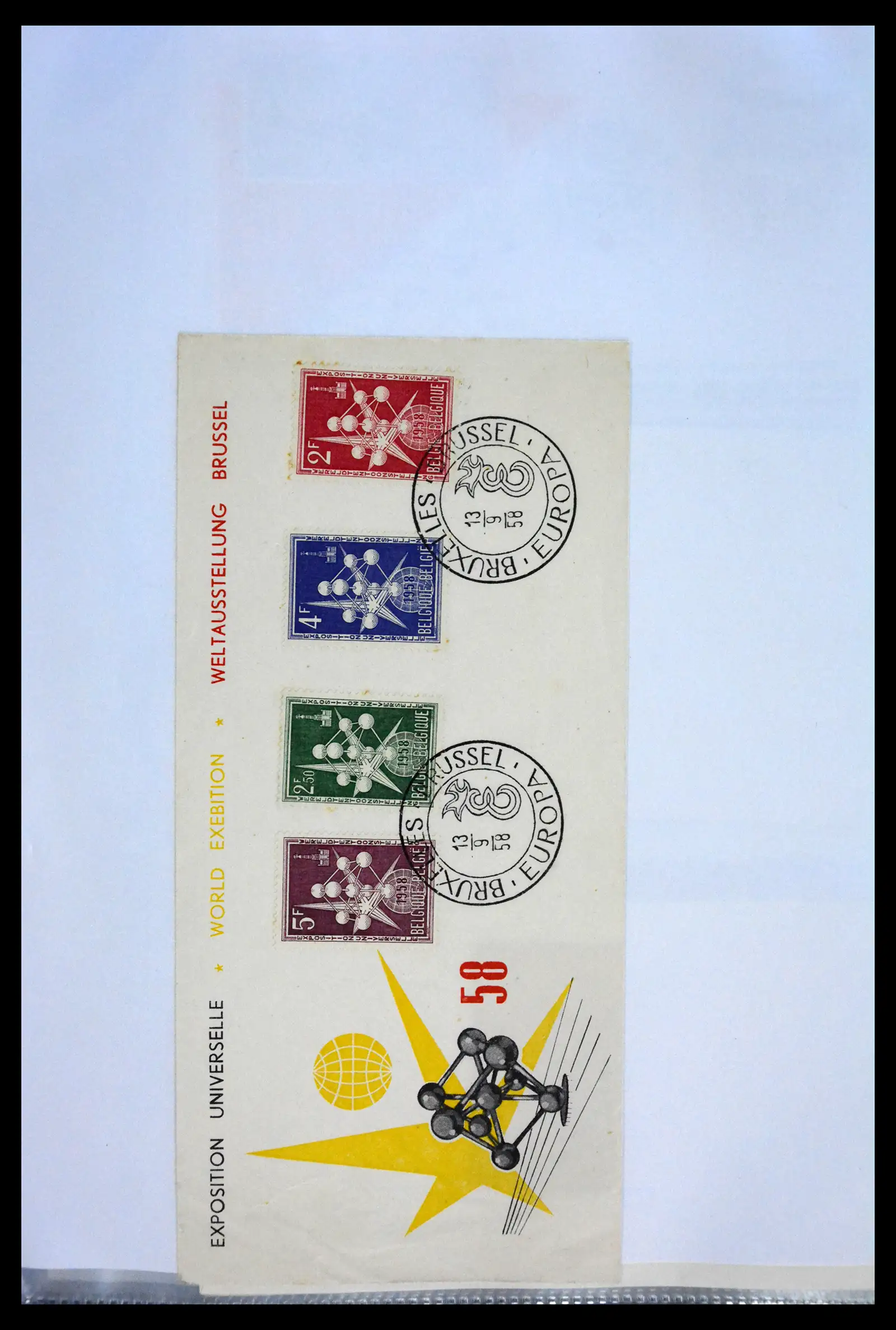40302 0065 - Stamp collection 40302 Belgium covers/fdc's 1832-2008.