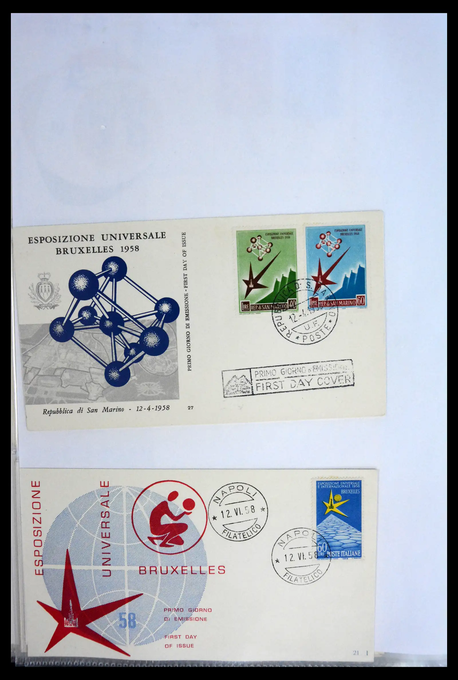 40302 0066 - Stamp collection 40302 Belgium covers/fdc's 1832-2008.