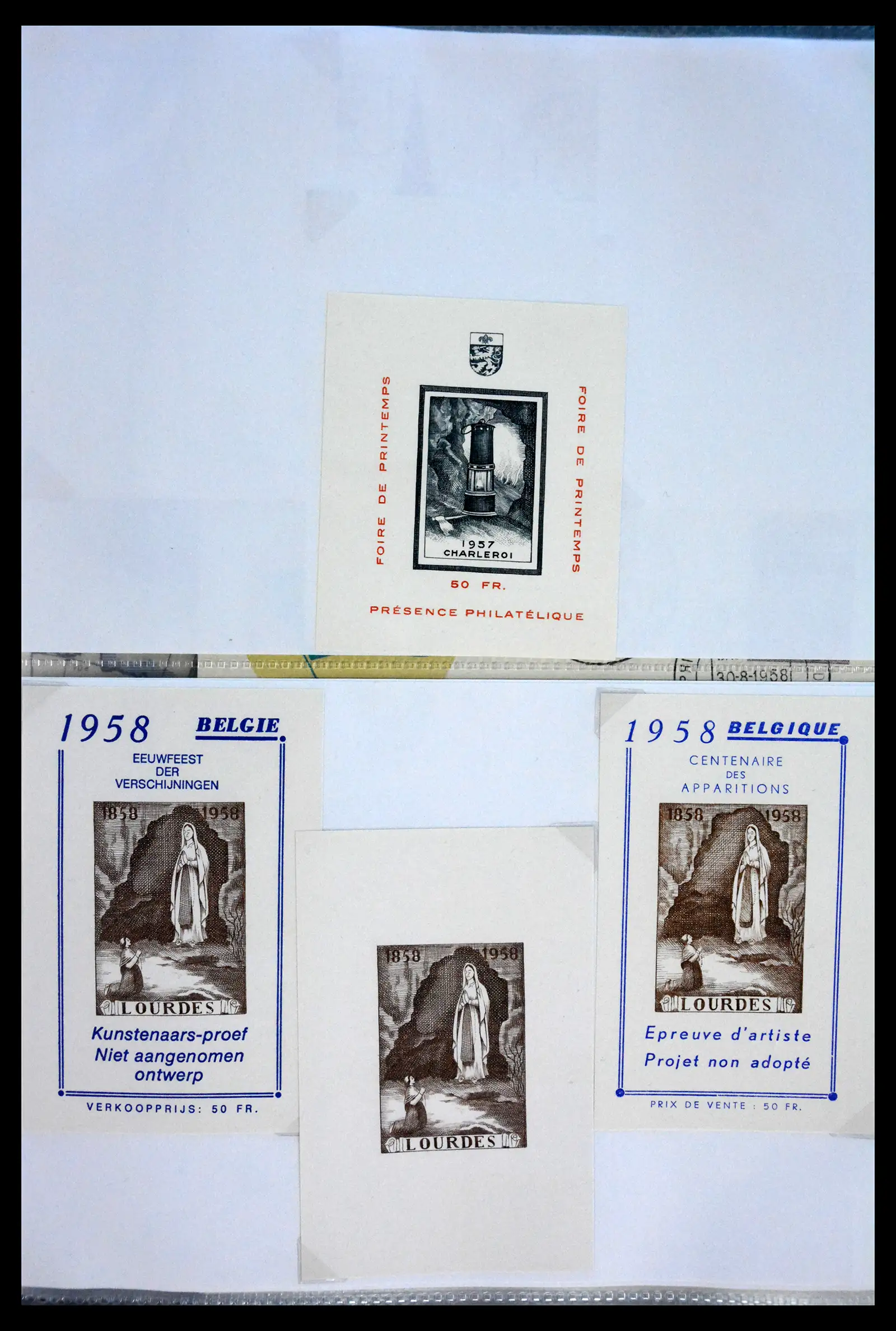 40302 0071 - Stamp collection 40302 Belgium covers/fdc's 1832-2008.
