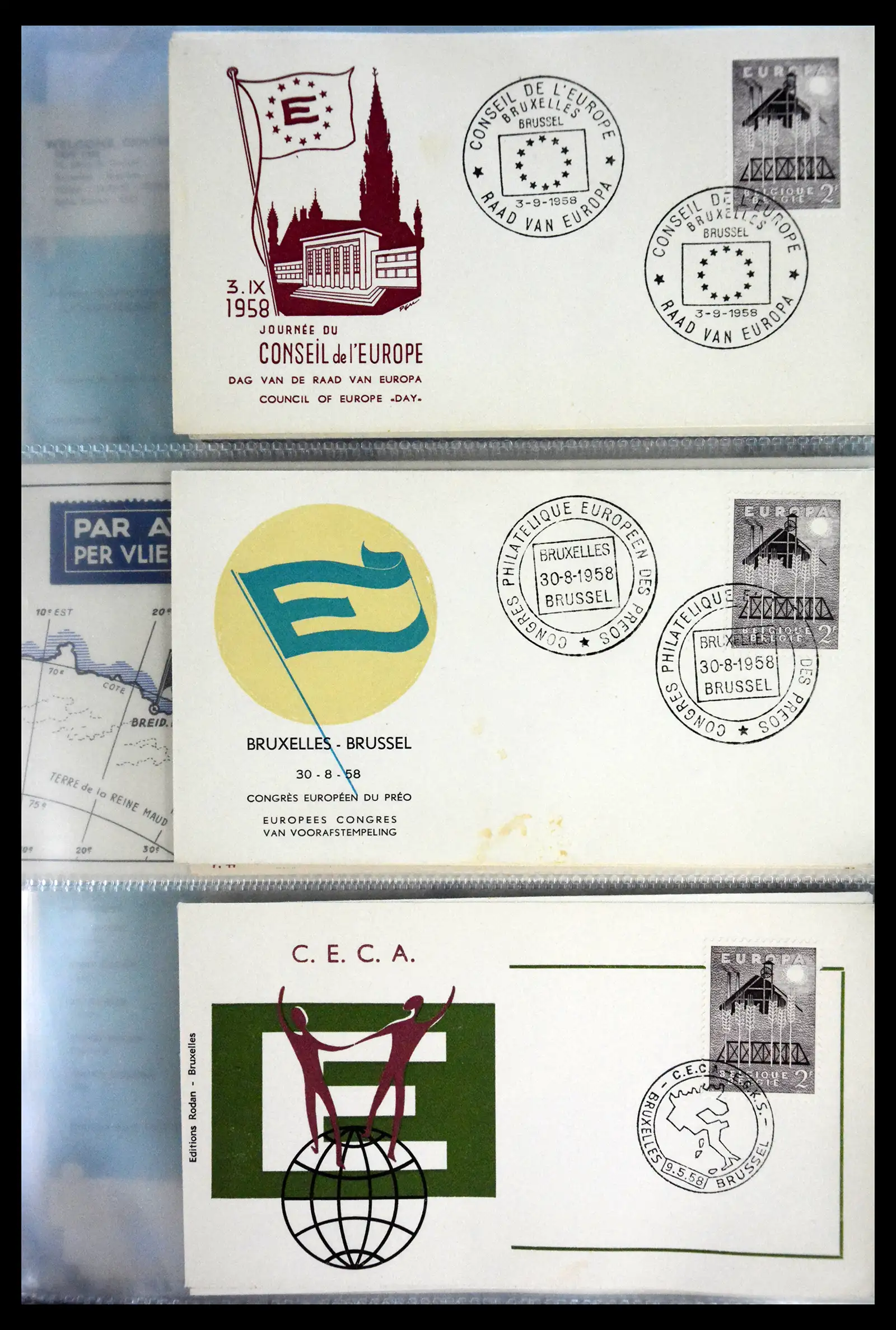 40302 0073 - Stamp collection 40302 Belgium covers/fdc's 1832-2008.