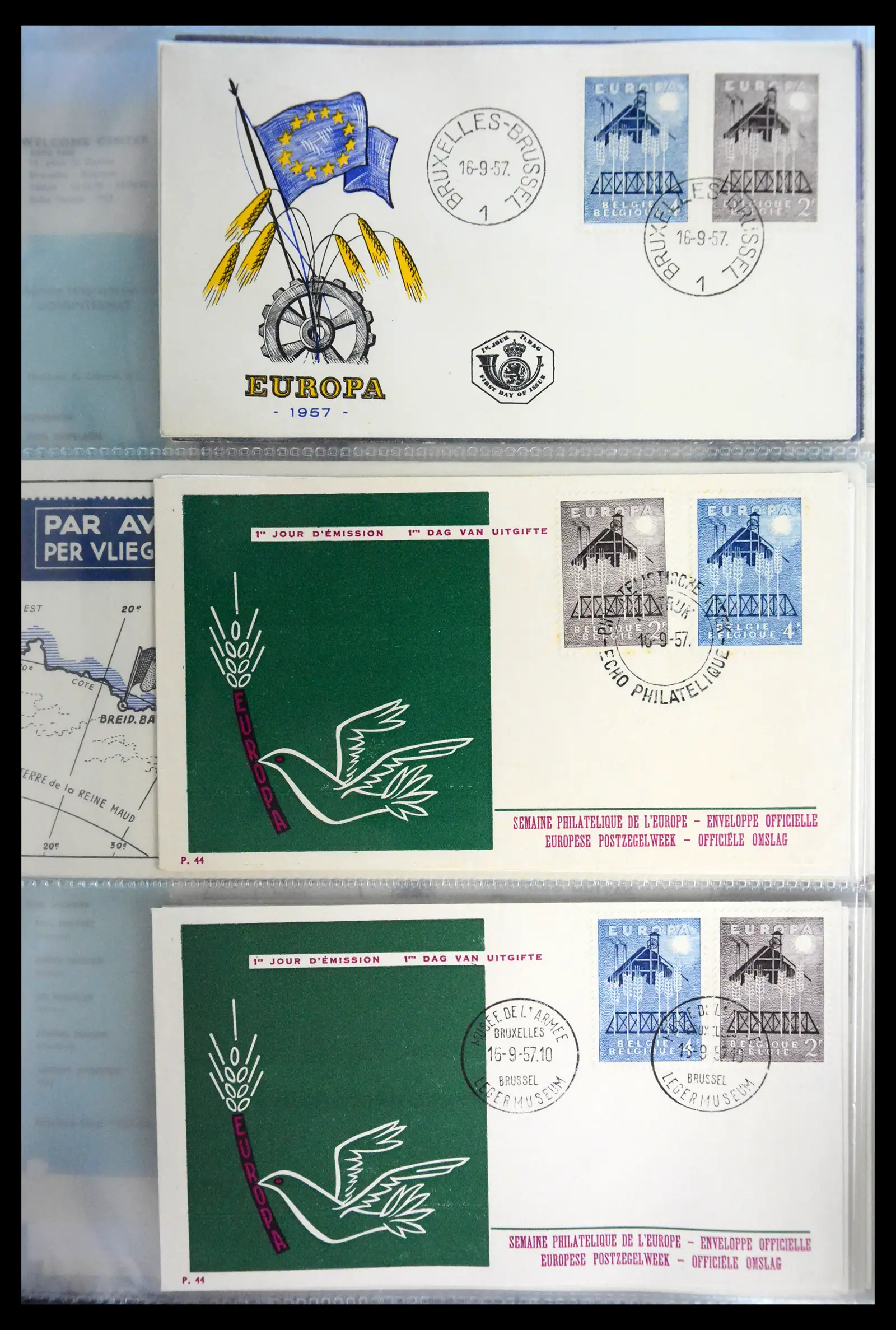 40302 0075 - Stamp collection 40302 Belgium covers/fdc's 1832-2008.