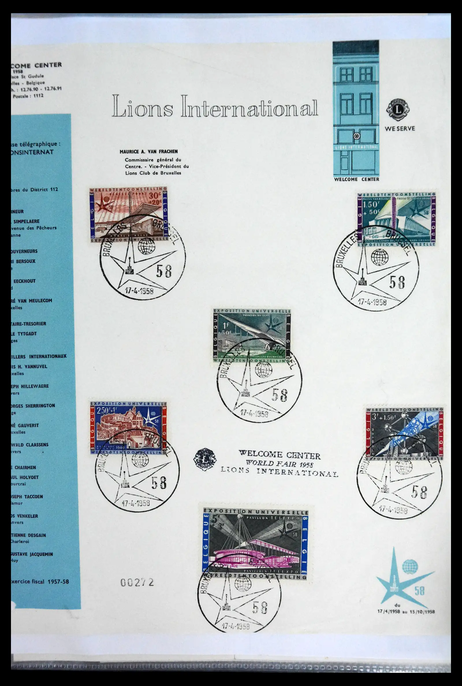 40302 0085 - Stamp collection 40302 Belgium covers/fdc's 1832-2008.