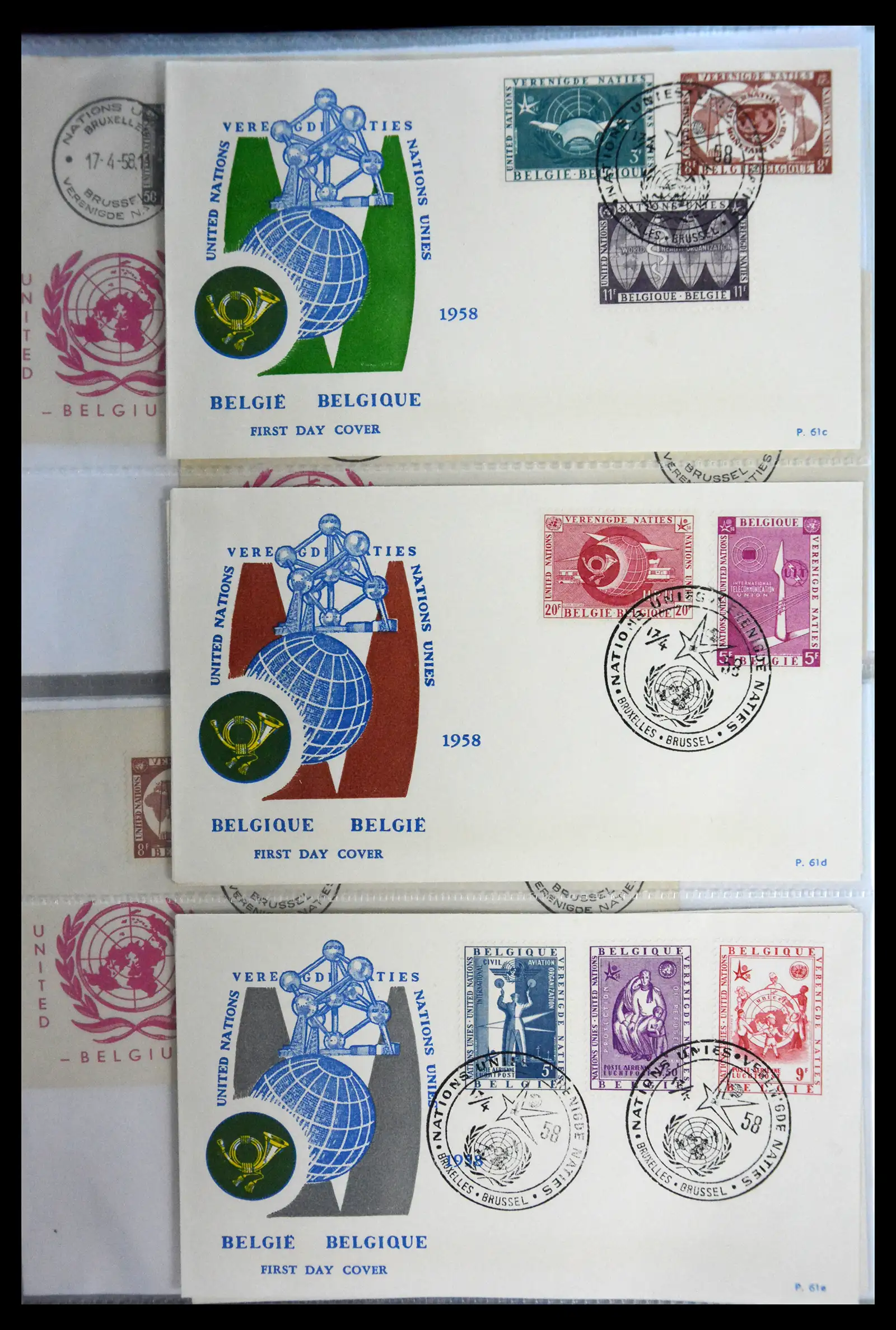 40302 0089 - Stamp collection 40302 Belgium covers/fdc's 1832-2008.