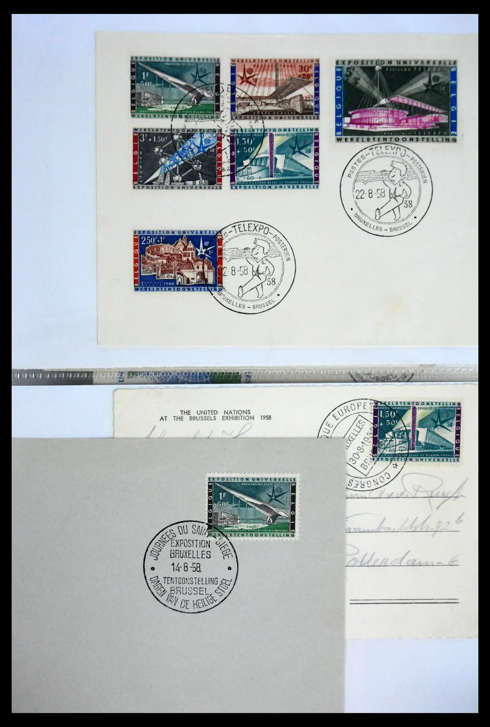 40302 0095 - Stamp collection 40302 Belgium covers/fdc's 1832-2008.