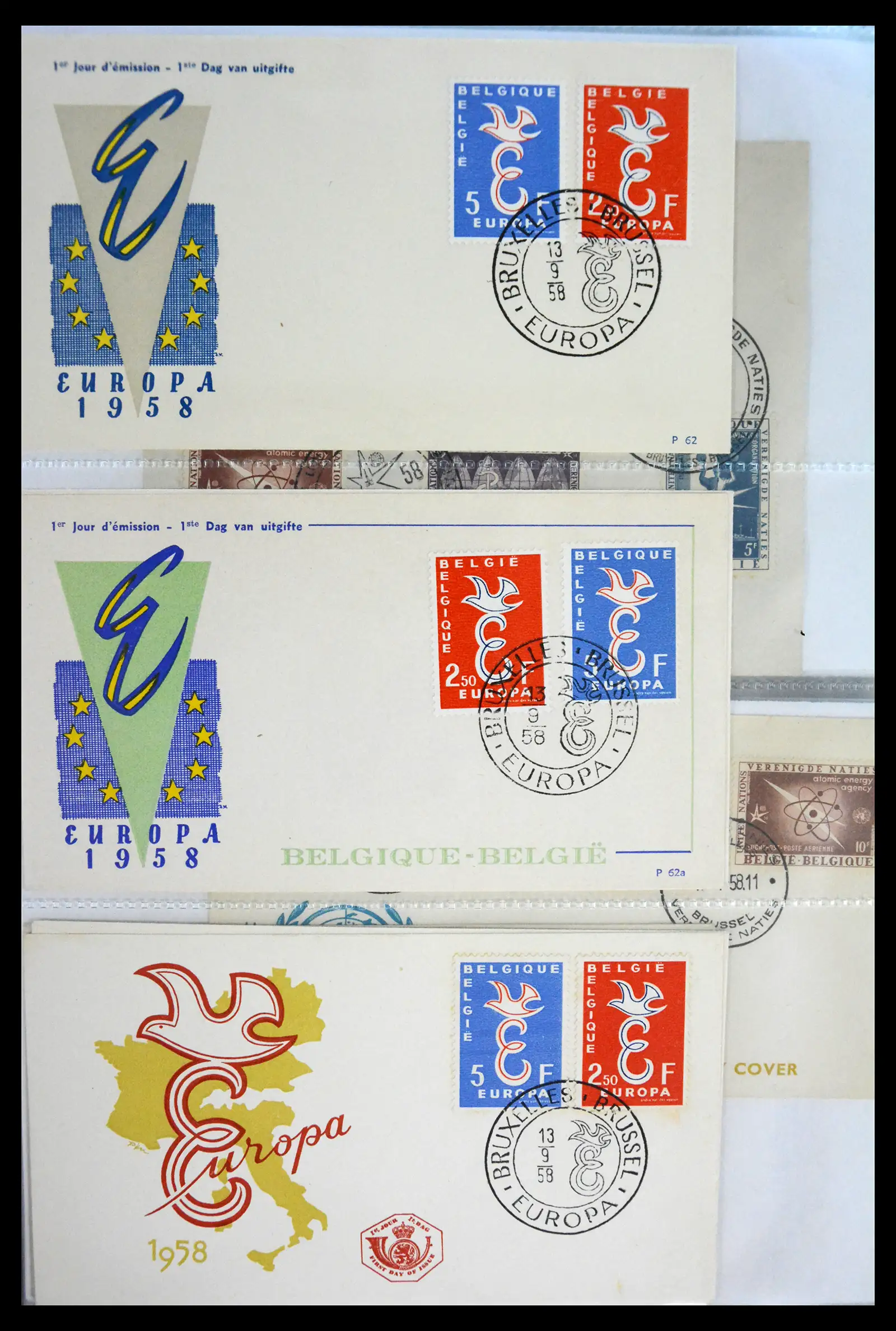 40302 0100 - Stamp collection 40302 Belgium covers/fdc's 1832-2008.